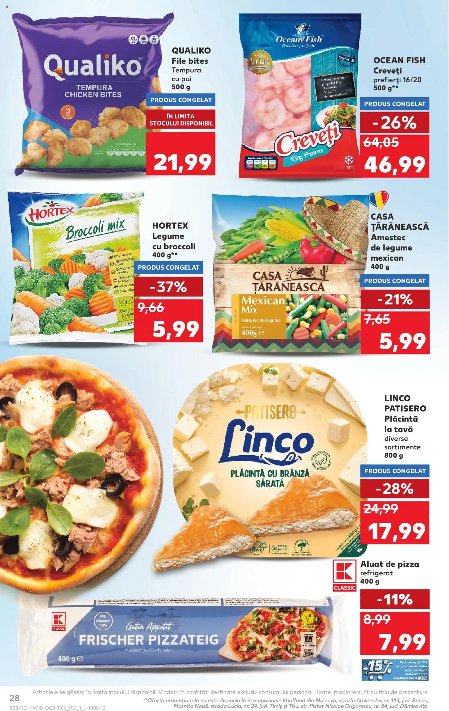 Catalog Kaufland 4 - 9 Martie 2026 | Pagina 28 | Produse: Aluat, Plăcintă, Brânză, Legume