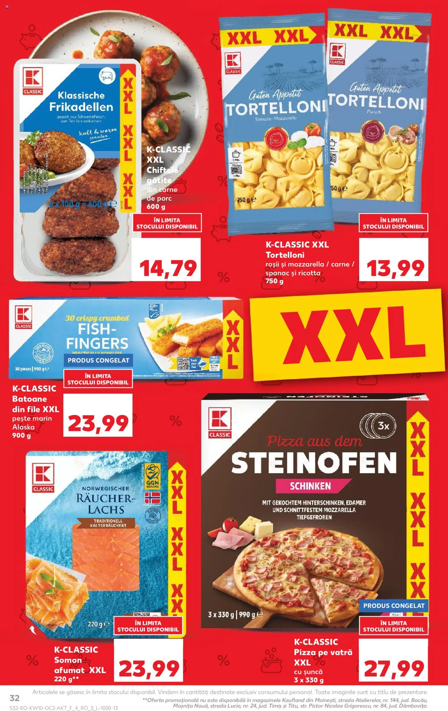 Catalog Kaufland 4 - 9 Martie 2026 | Pagina 32 | Produse: Mozzarella, Șuncă, Roșii, Chiftele