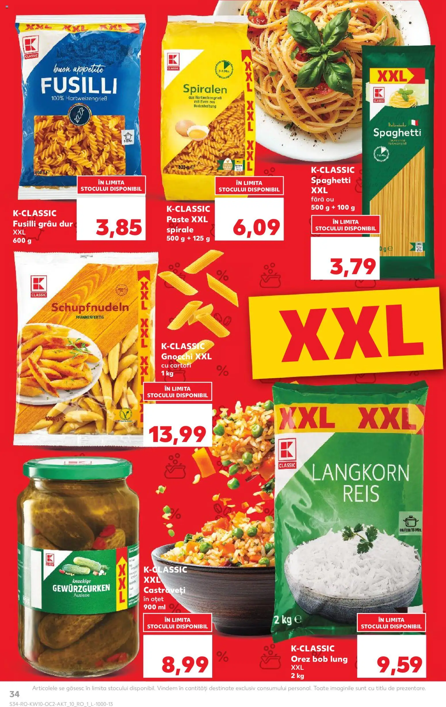 Catalog Kaufland 4 - 9 Martie 2026 | Pagina 34 | Produse: Oțet, Orez, Paste, Castraveți