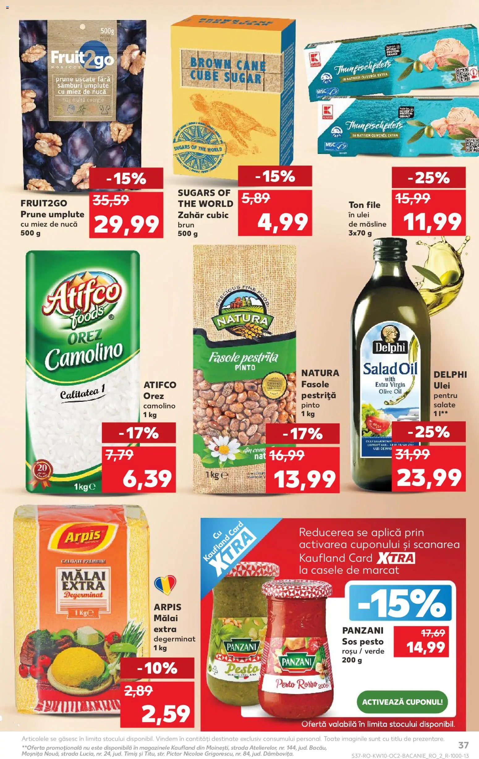 Catalog Kaufland 4 - 9 Martie 2026 | Pagina 37 | Produse: Măsline, Ulei, Orez, Zahăr