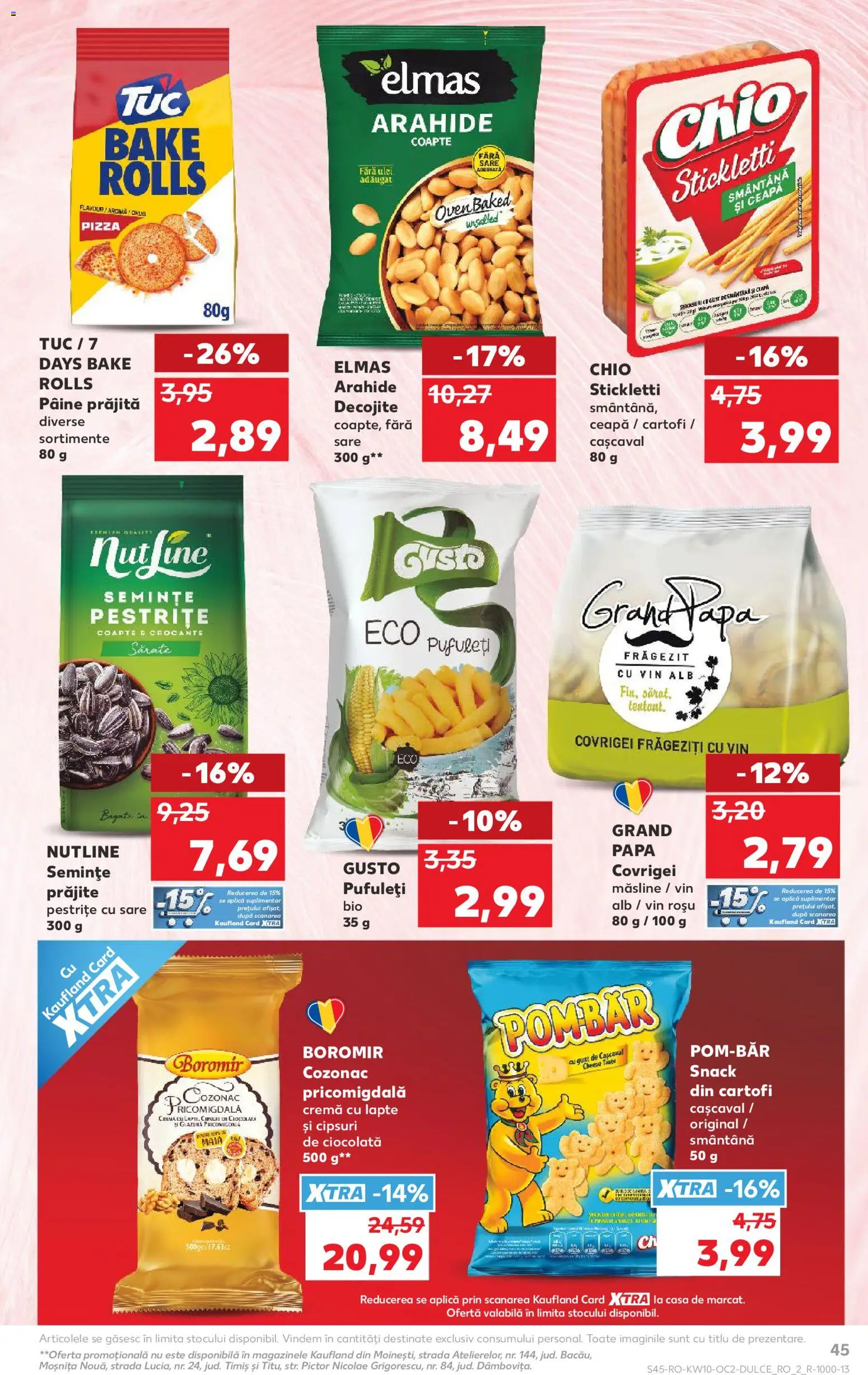Catalog Kaufland 4 - 9 Martie 2026 | Pagina 45 | Produse: Arahide, Semințe, Lapte, Smântână