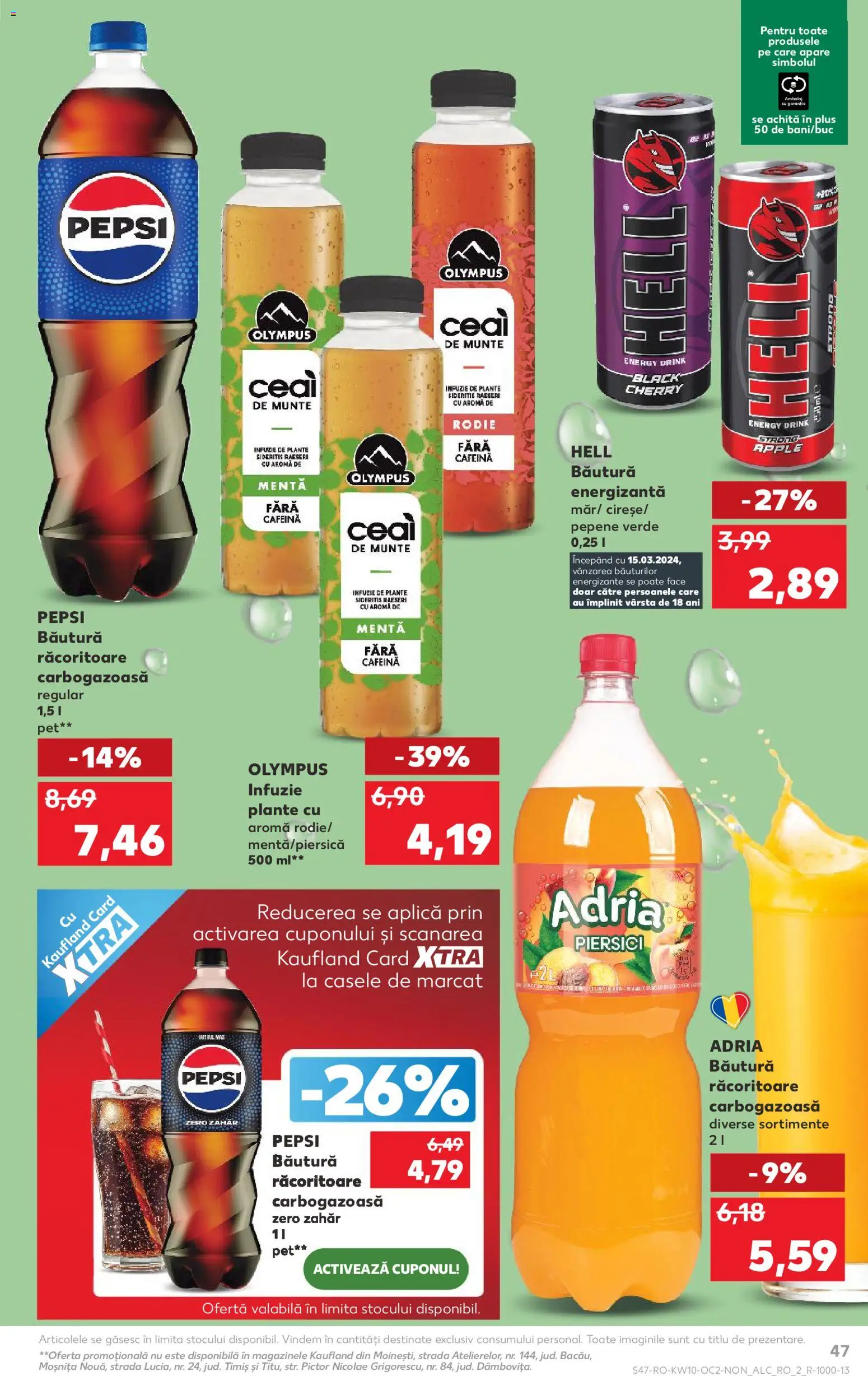 Catalog Kaufland 4 - 9 Martie 2026 | Pagina 47 | Produse: Pepene Verde, Apple, Băutură energizantă, Zahăr