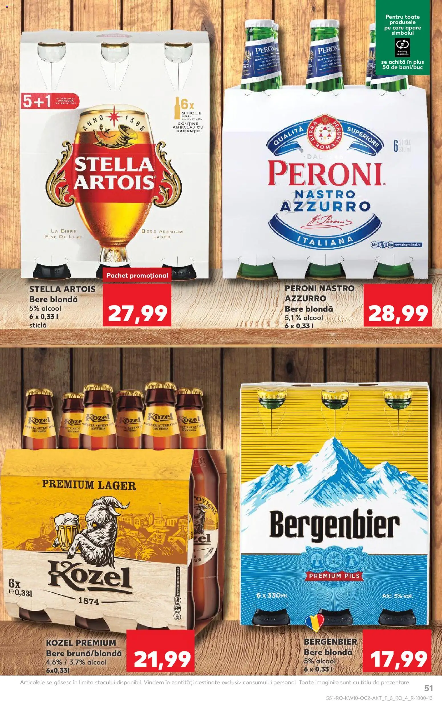 Catalog Kaufland 4 - 9 Martie 2026 | Pagina 51 | Produse: Bere, Plastik Kulübe
