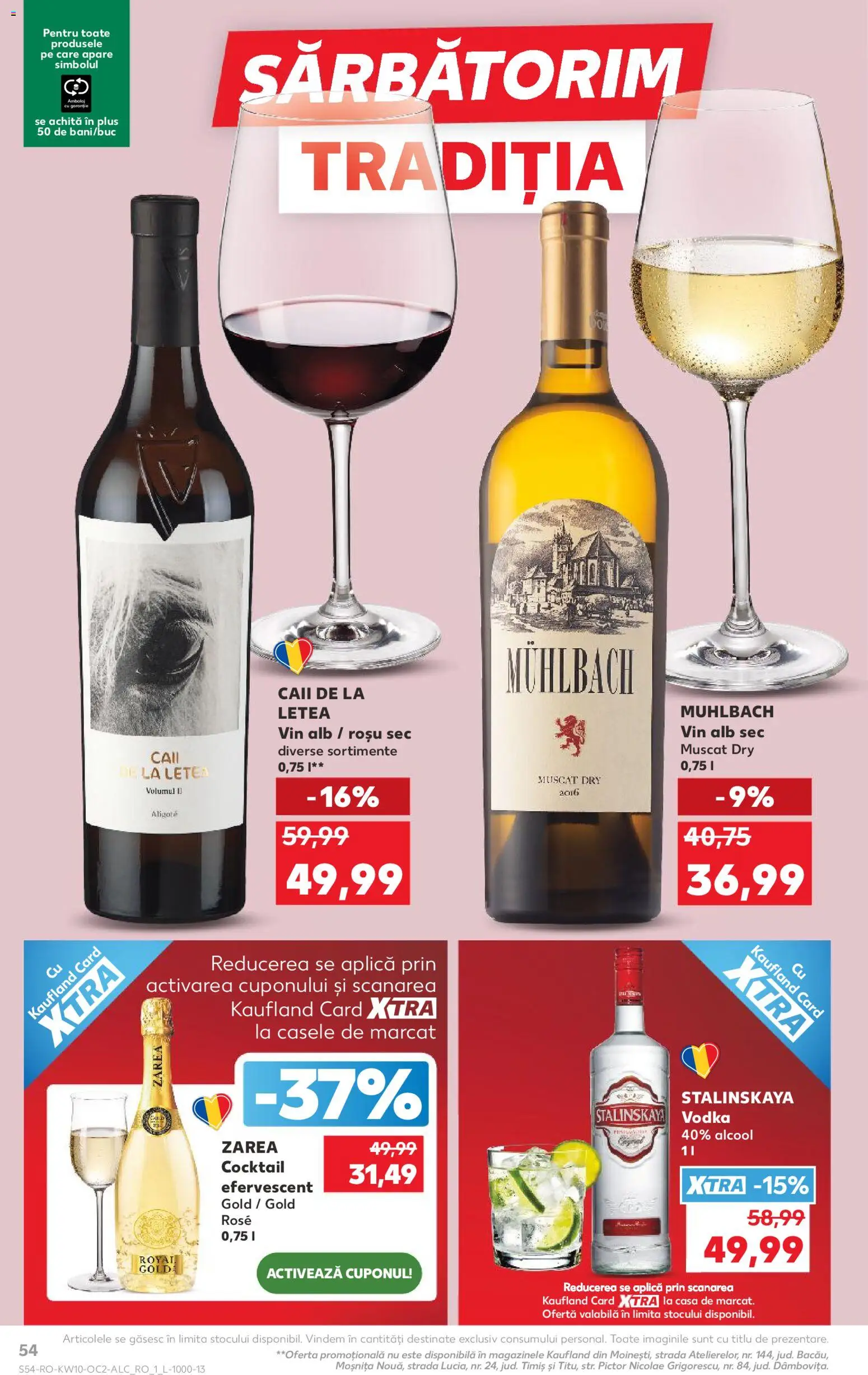 Catalog Kaufland 4 - 9 Martie 2026 | Pagina 54 | Produse: Vin, Cocktail, Vodka