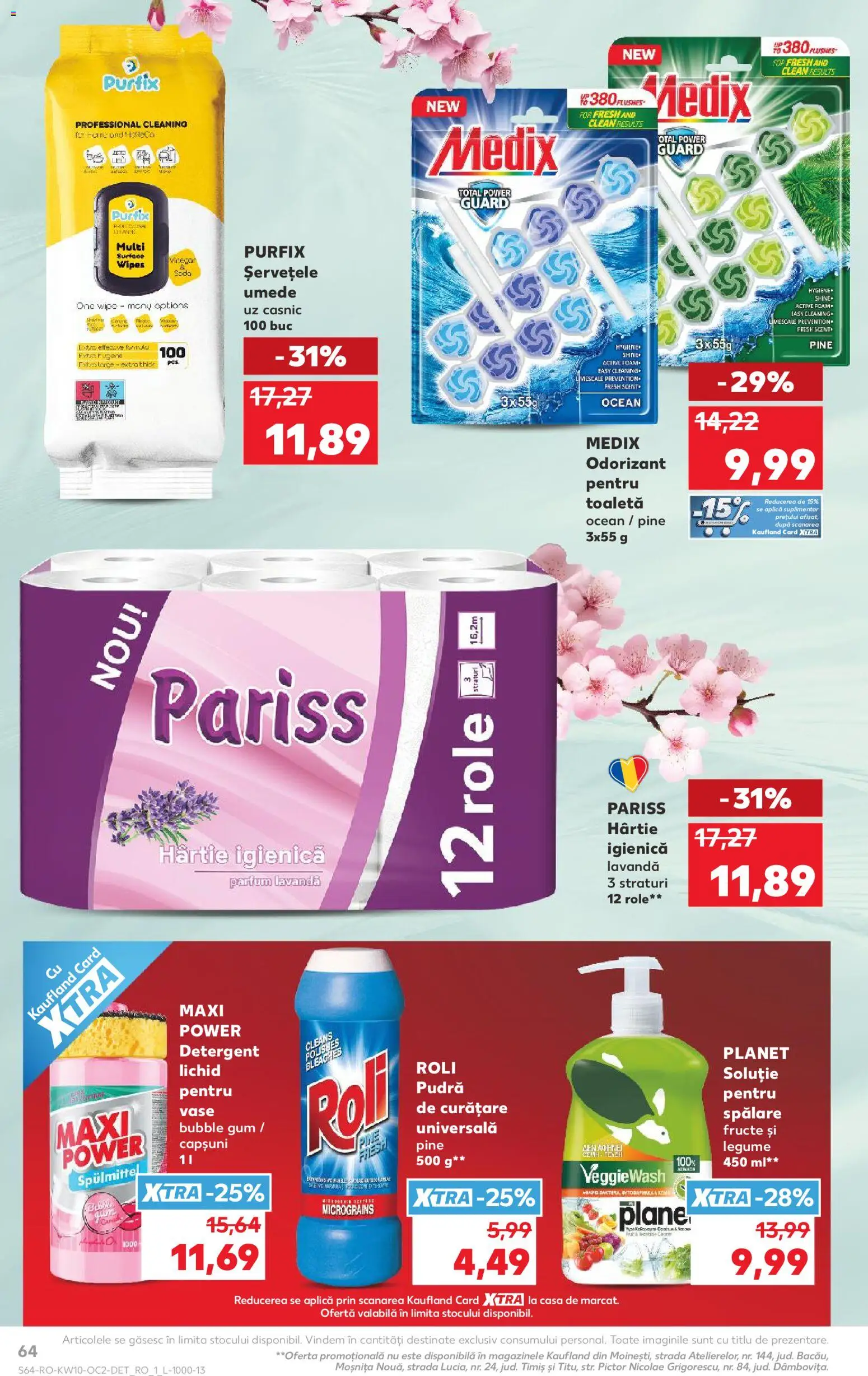Catalog Kaufland 4 - 9 Martie 2026 | Pagina 64 | Produse: Pomelo, Detergent, Șervețele umede, Legume