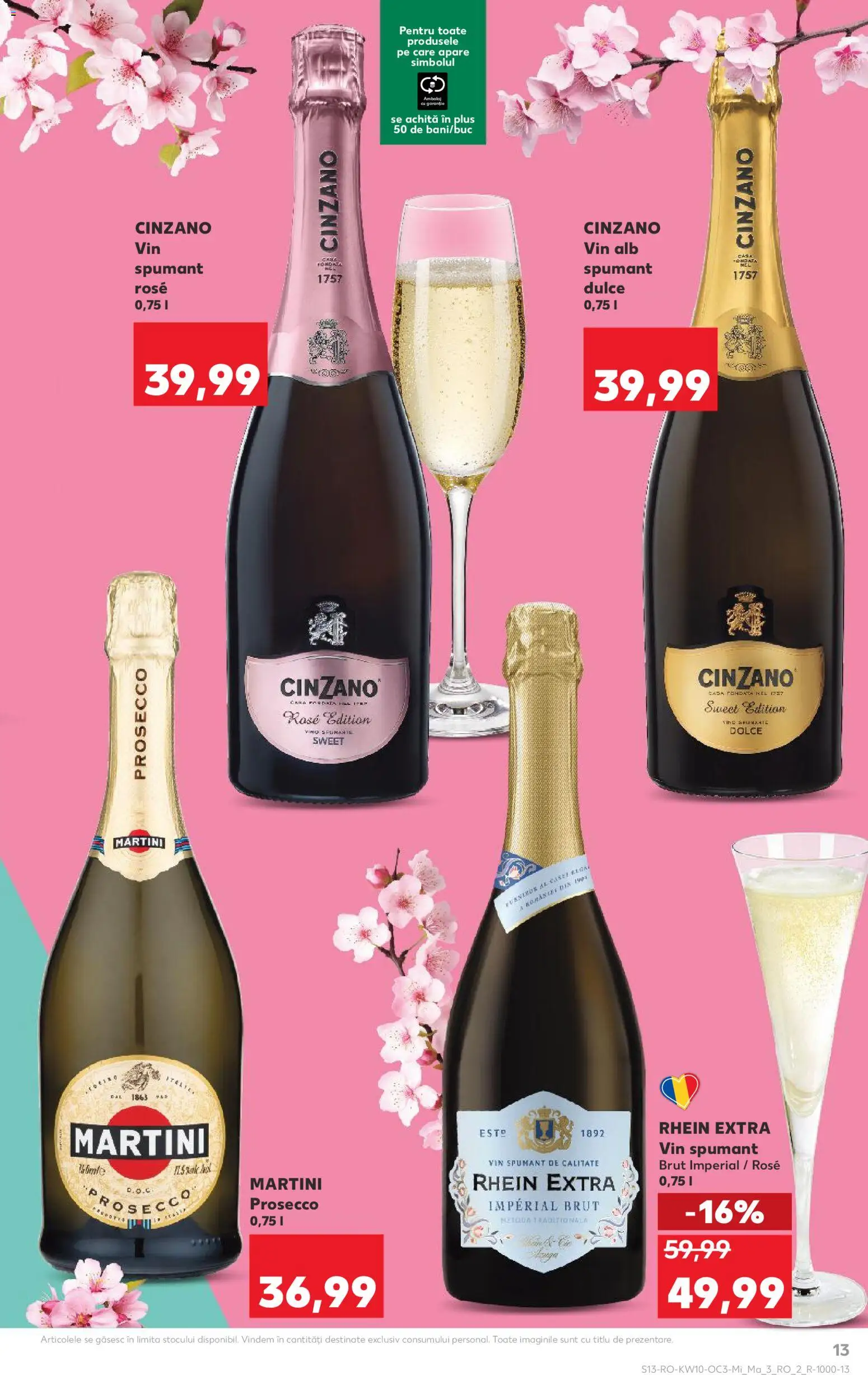 Catalog Kaufland 4 - 9 Martie 2026 | Pagina 13 | Produse: Ekmek tahtası, Yulaf, Prosecco, Vin