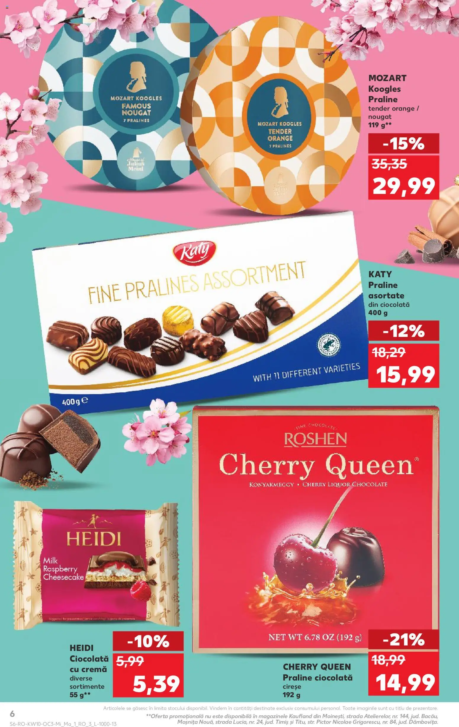 Catalog Kaufland 4 - 9 Martie 2026 | Pagina 6 | Produse: Praline, Cremă, Ciocolată, Cireșe