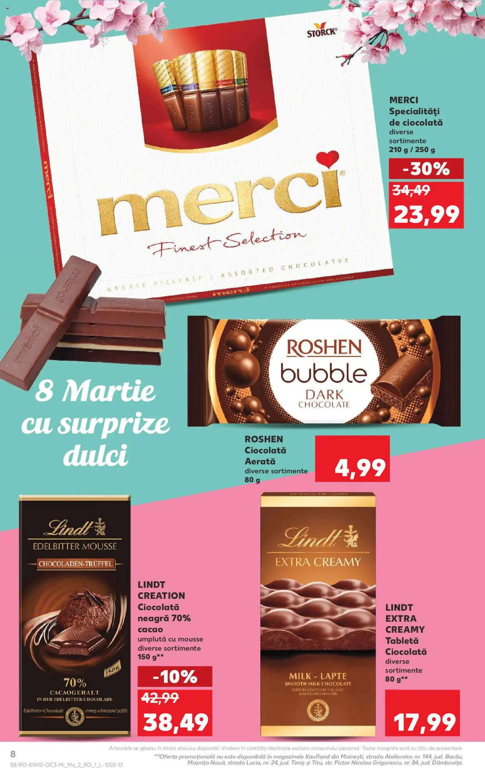 Catalog Kaufland 4 - 9 Martie 2026 | Pagina 8 | Produse: Tabletă, Lapte, Ciocolată, Cacao