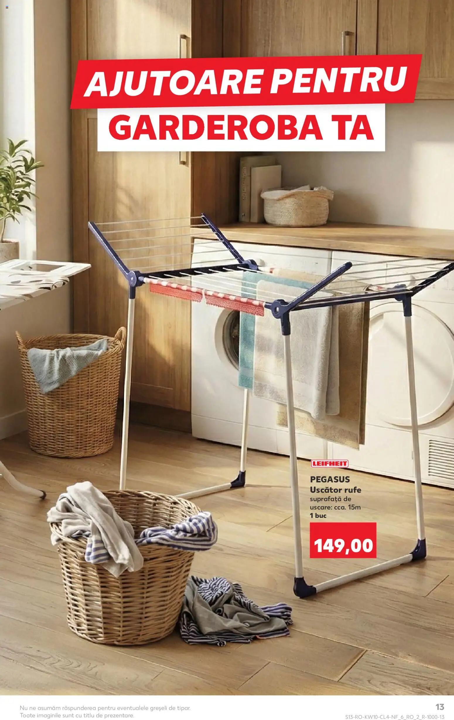 Catalog Kaufland 4 - 9 Martie 2026 | Pagina 13 | Produse: Uscător, Uscător rufe