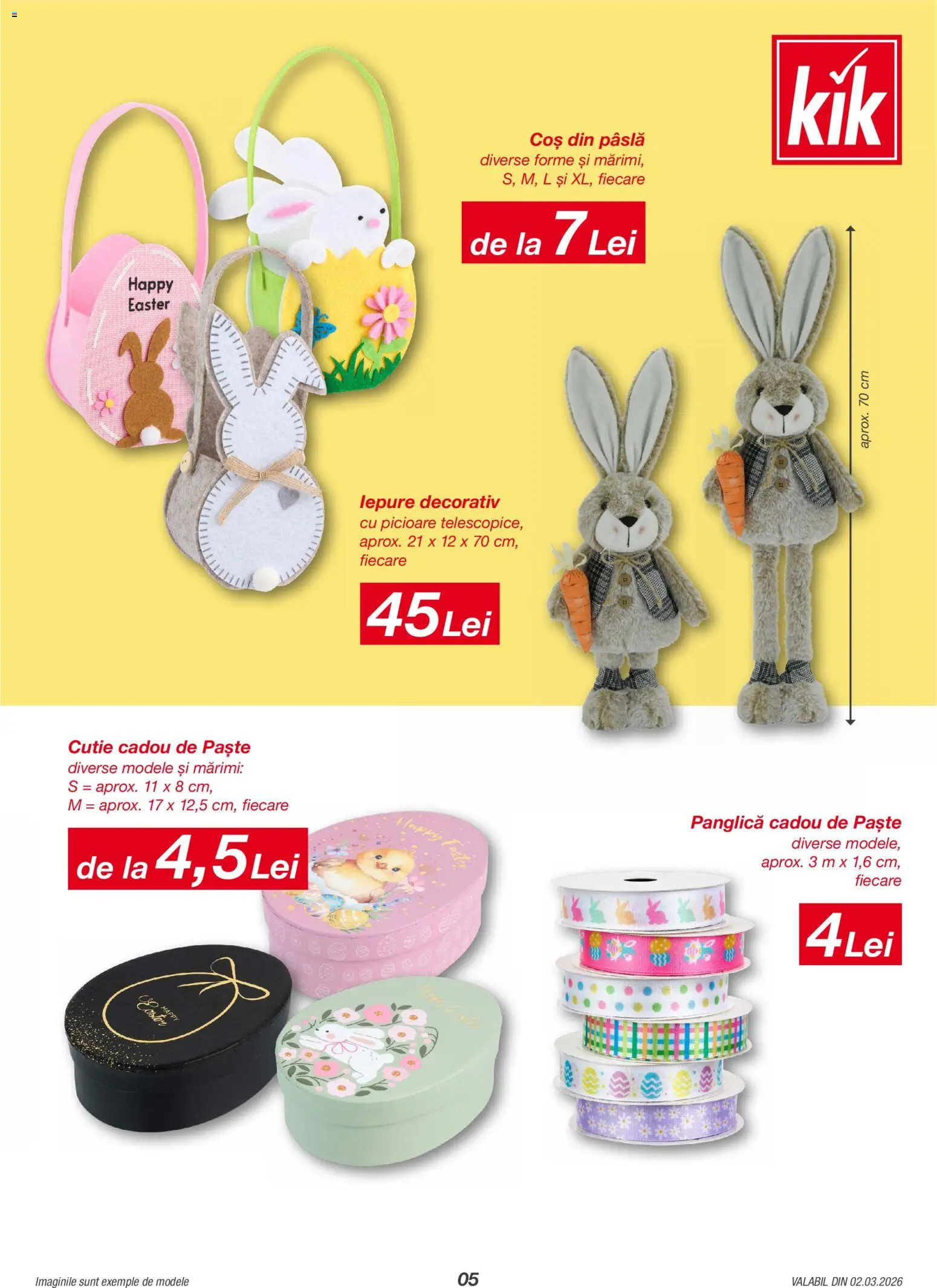 Catalog Kik 2 Martie - 4 Aprilie 2026 | Pagina 5 | Produse: Coș, Cutie, Paste