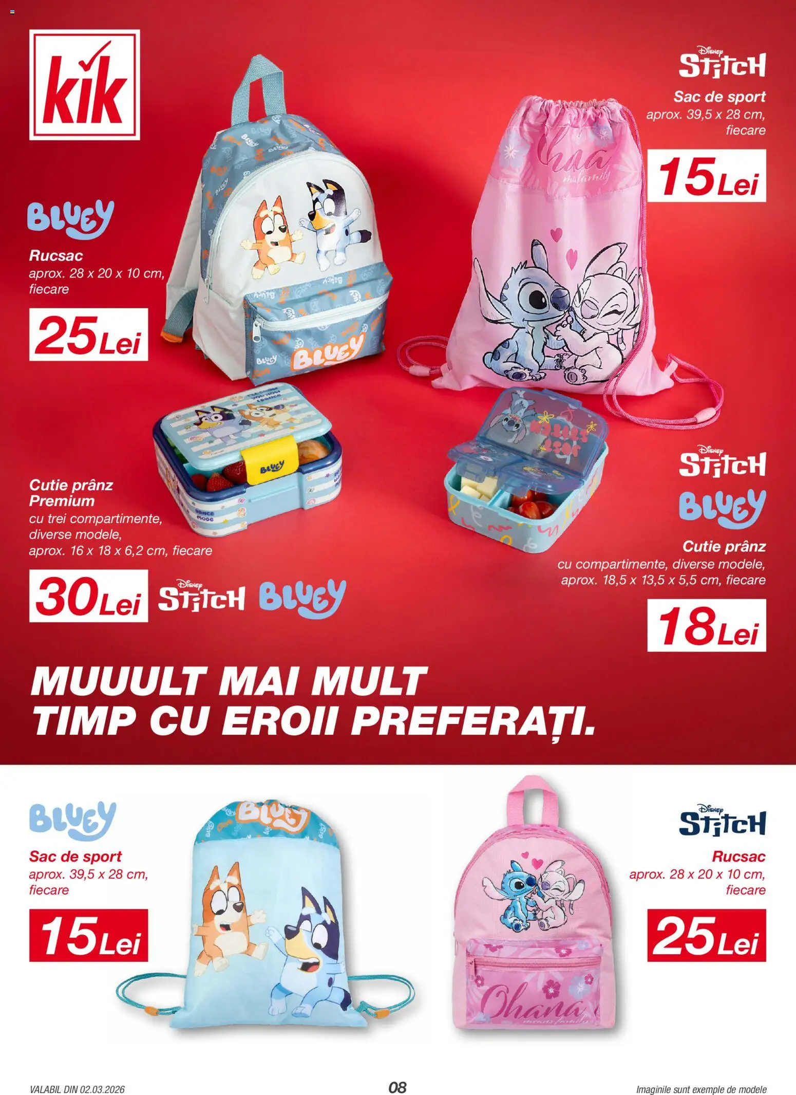 Catalog Kik 2 Martie - 4 Aprilie 2026 | Pagina 8 | Produse: Cutie, Rucsac