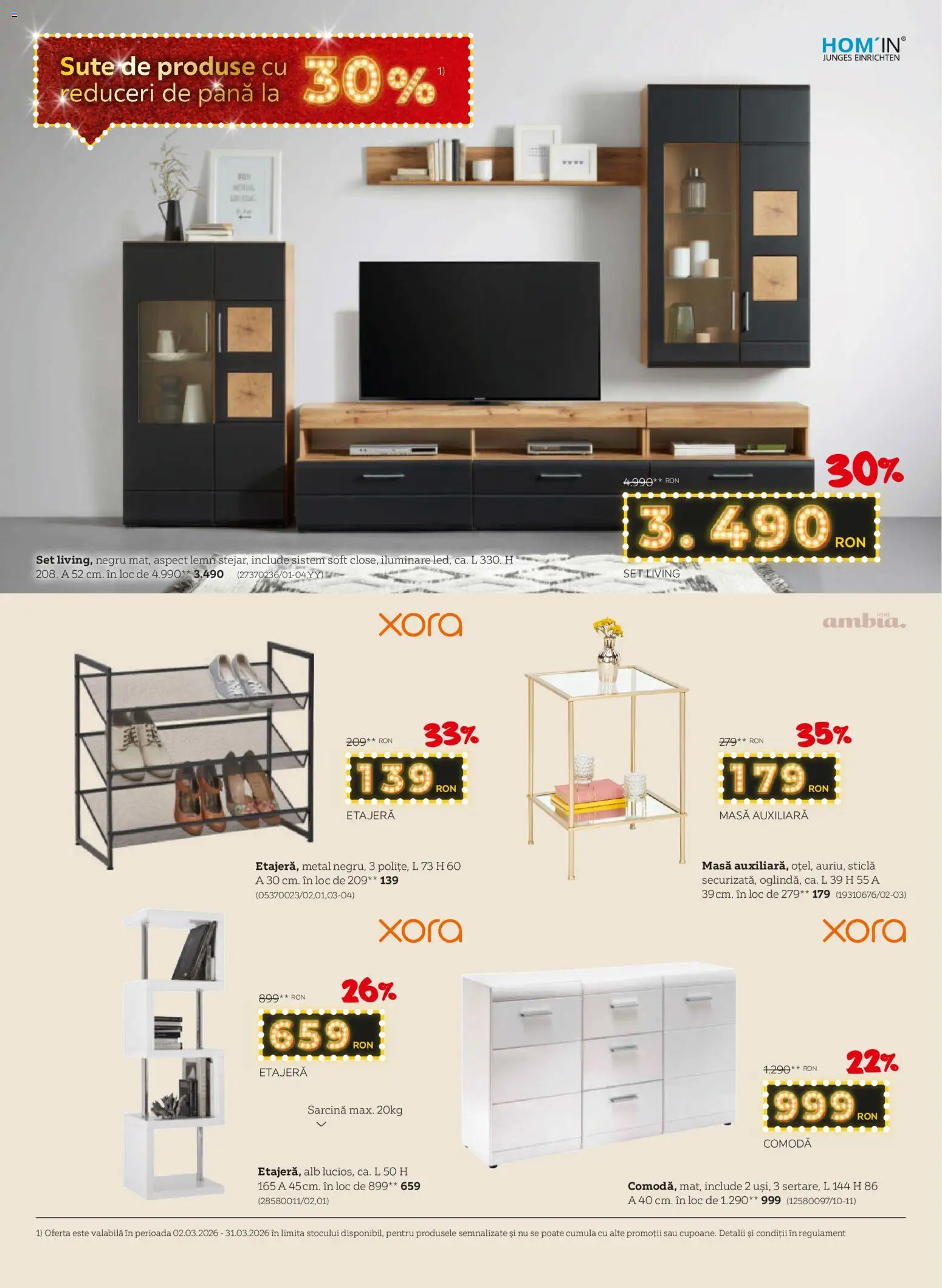 Catalog XXXLutz 2 - 30 Martie 2026 | Pagina 12 | Produse: Masă, Comodă, Etajeră