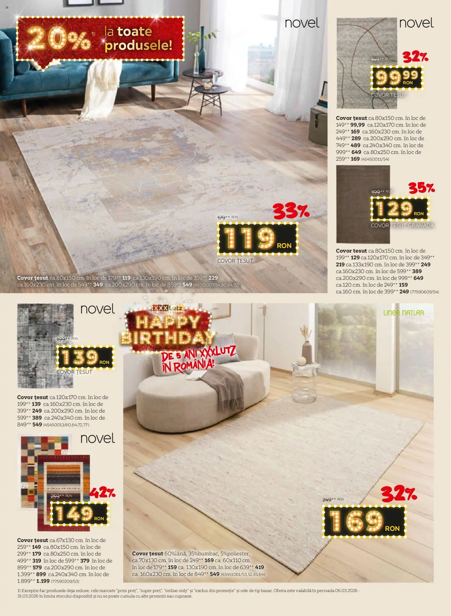 Catalog XXXLutz 2 - 30 Martie 2026 | Pagina 14 | Produse: Covor