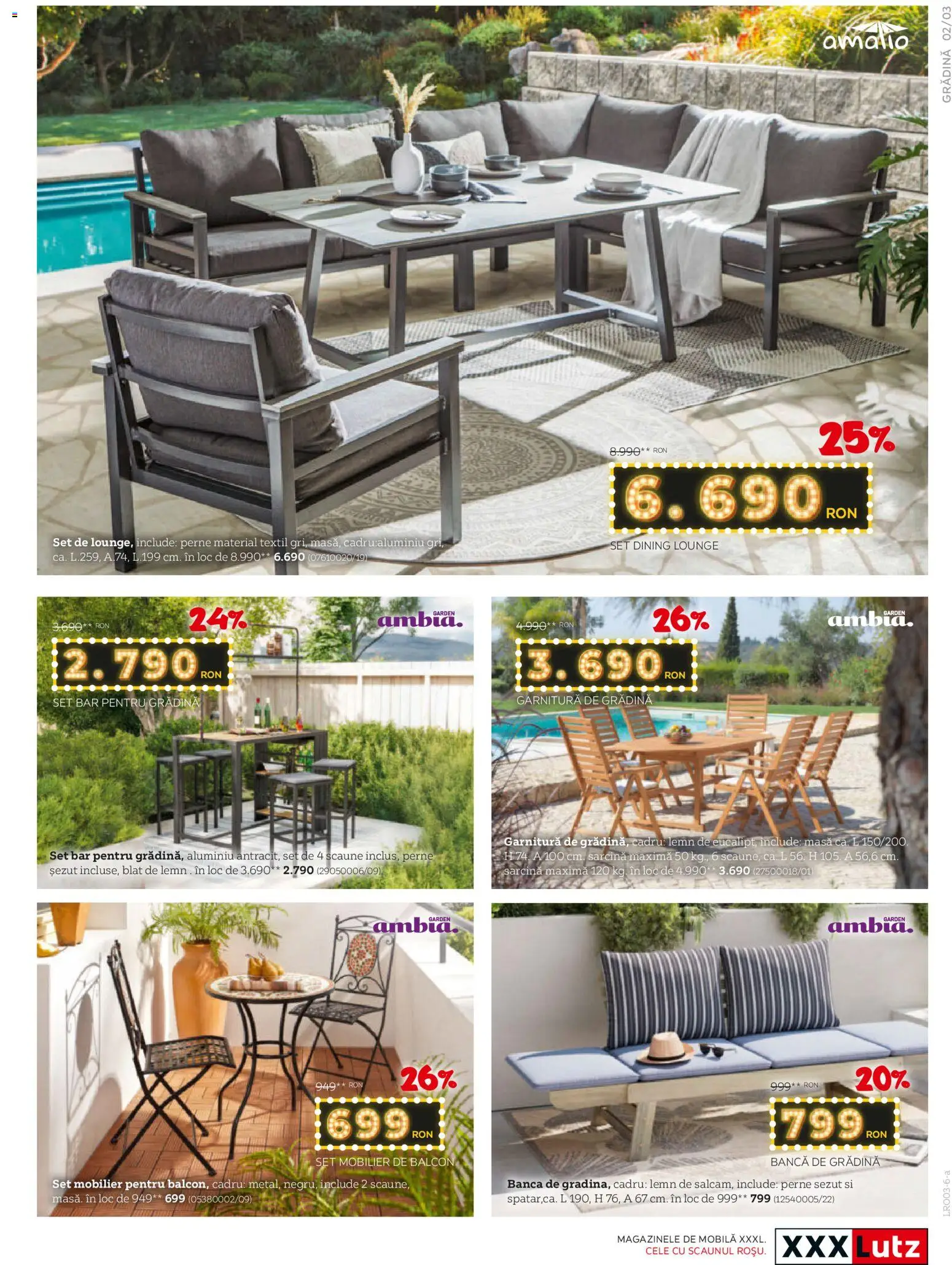 Catalog XXXLutz 2 - 30 Martie 2026 | Pagina 3 | Produse: Masă, Bancă