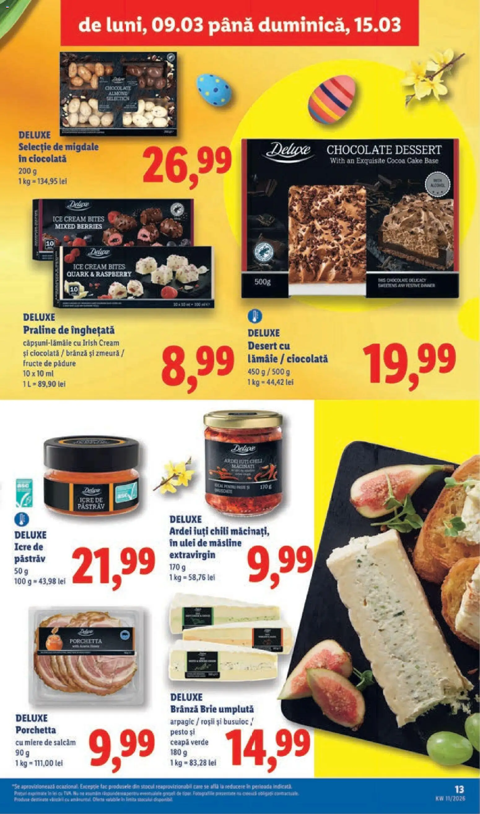 Catalog LIDL 9 - 14 Martie 2026 | Pagina 13 | Produse: Măsline, Migdale, Ciocolată, Ceapă