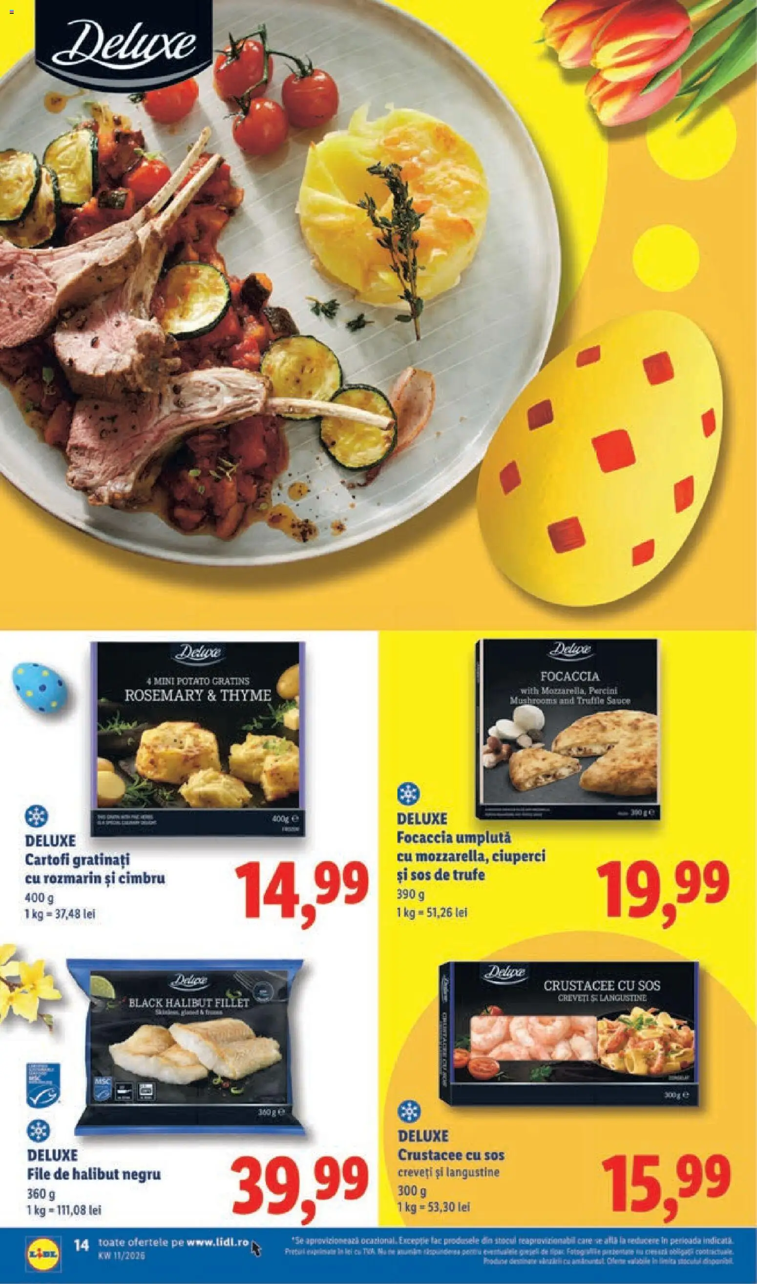 Catalog LIDL 9 - 14 Martie 2026 | Pagina 14 | Produse: Ciuperci, Cartofi, Sos