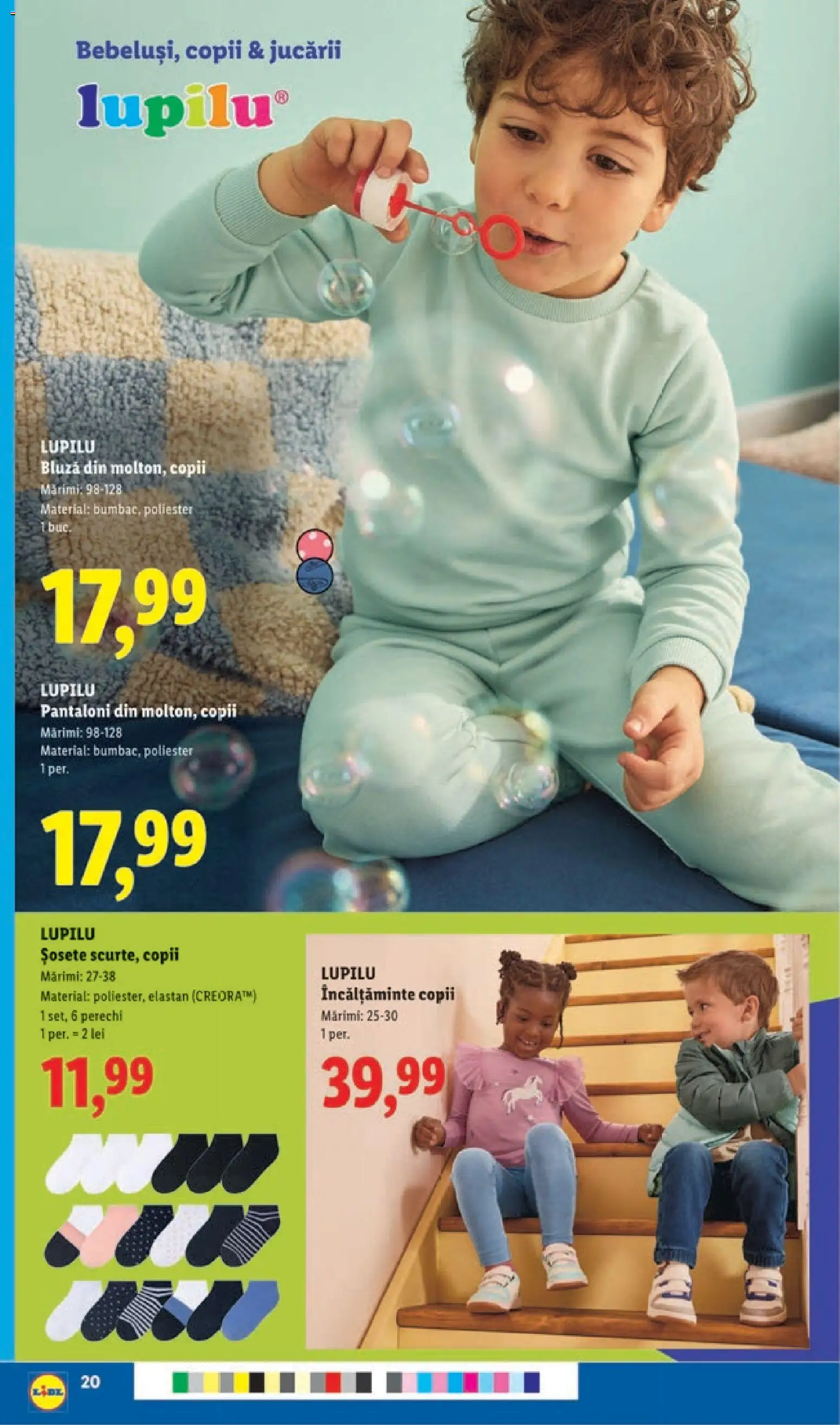 Catalog LIDL 9 - 14 Martie 2026 | Pagina 20 | Produse: Bornoz takımı, Bluză, Pantaloni, Șosete