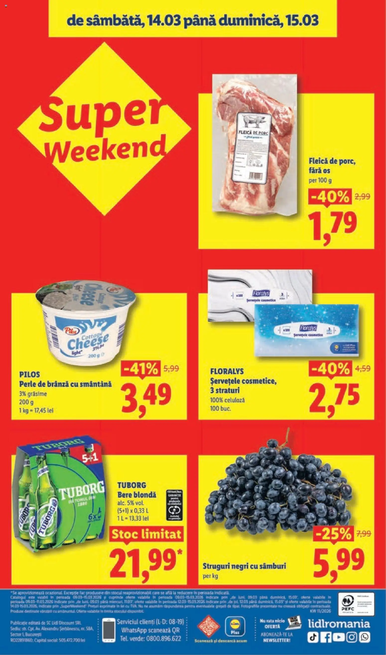 Catalog LIDL 9 - 14 Martie 2026 | Pagina 40 | Produse: Struguri, Toplar, Brânză, Smântână