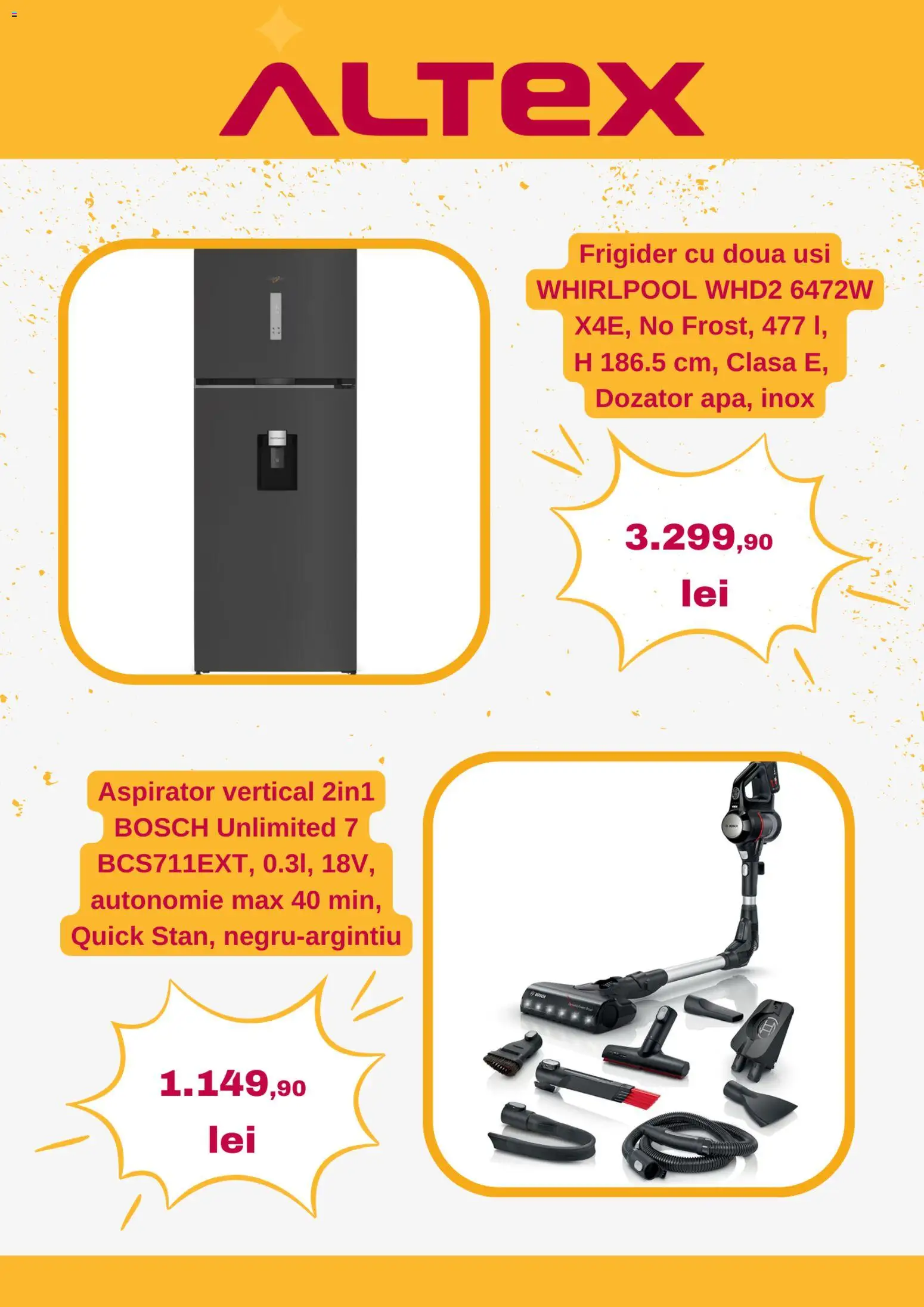 Catalog Altex 5 - 10 Martie 2026 | Pagina 4 | Produse: Frigider, Aspirator