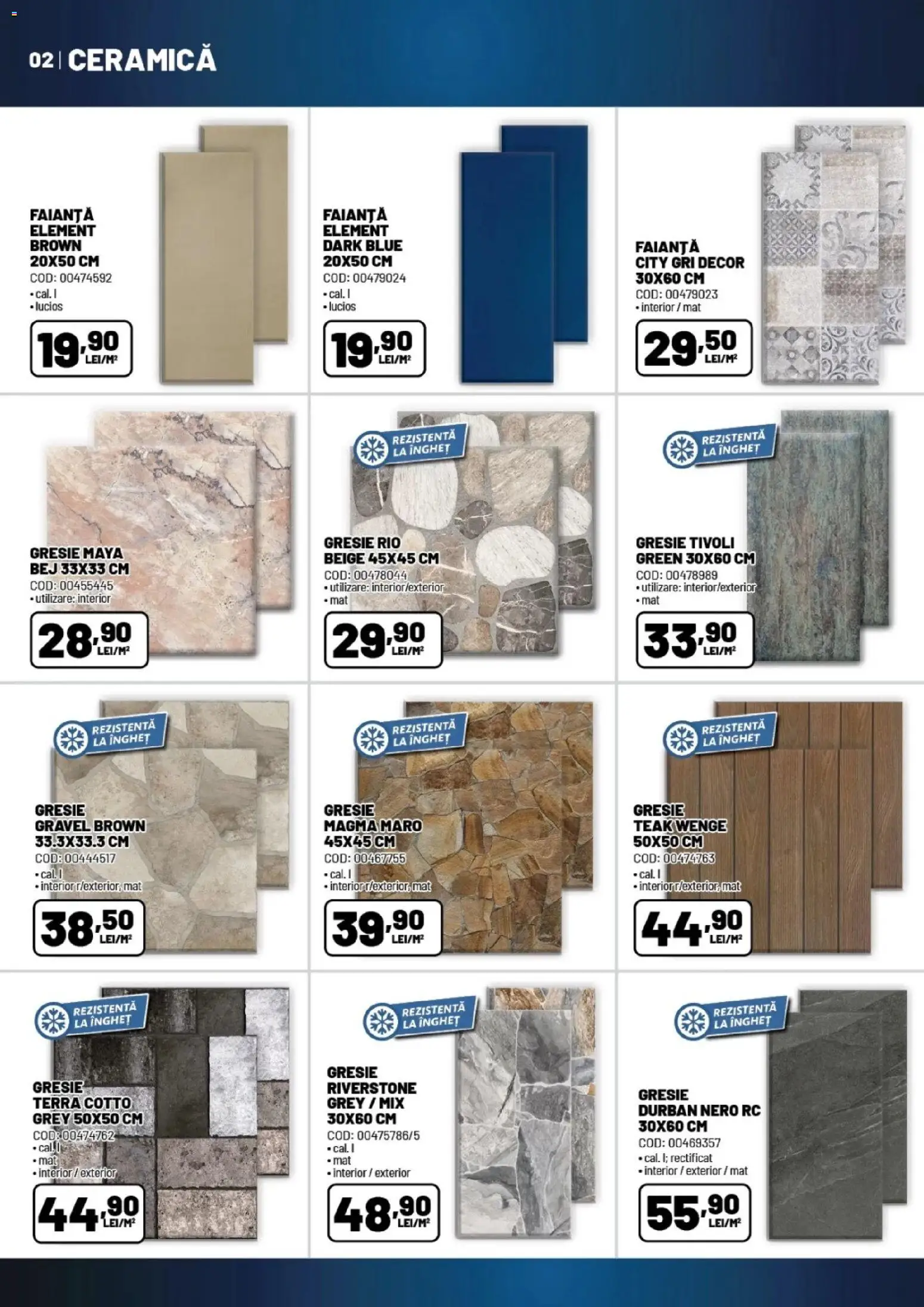 Catalog Ambient 3 Martie - 1 Aprilie 2026 | Pagina 2 | Produse: Faianță, Gresie