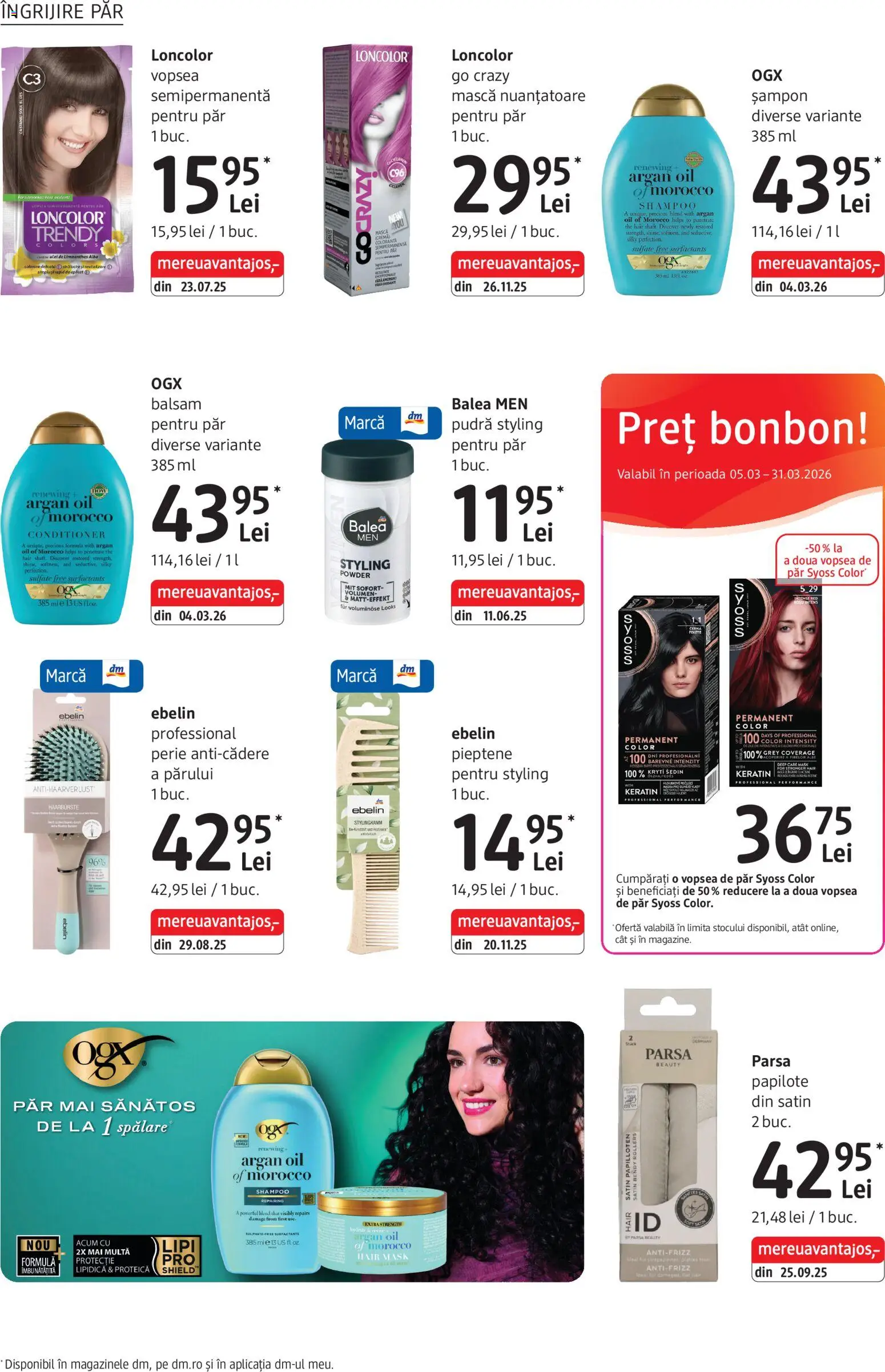 Catalog DM Drogerie Markt 5 - 30 Martie 2026 | Pagina 18 | Produse: Pară, Vopsea, Cremă, Ulei