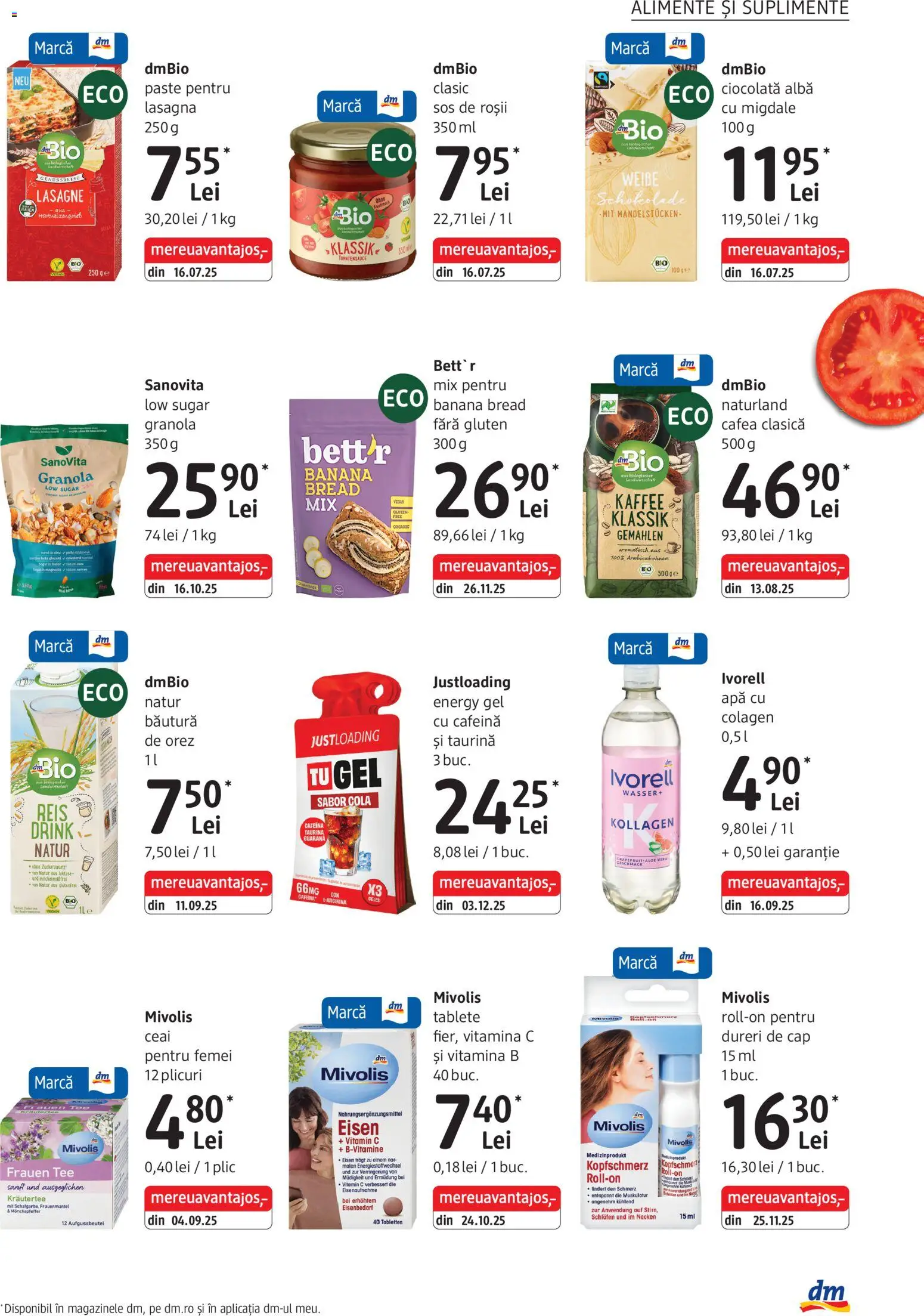 Catalog DM Drogerie Markt 5 - 30 Martie 2026 | Pagina 25 | Produse: Migdale, Cafea, Ceai, Sos