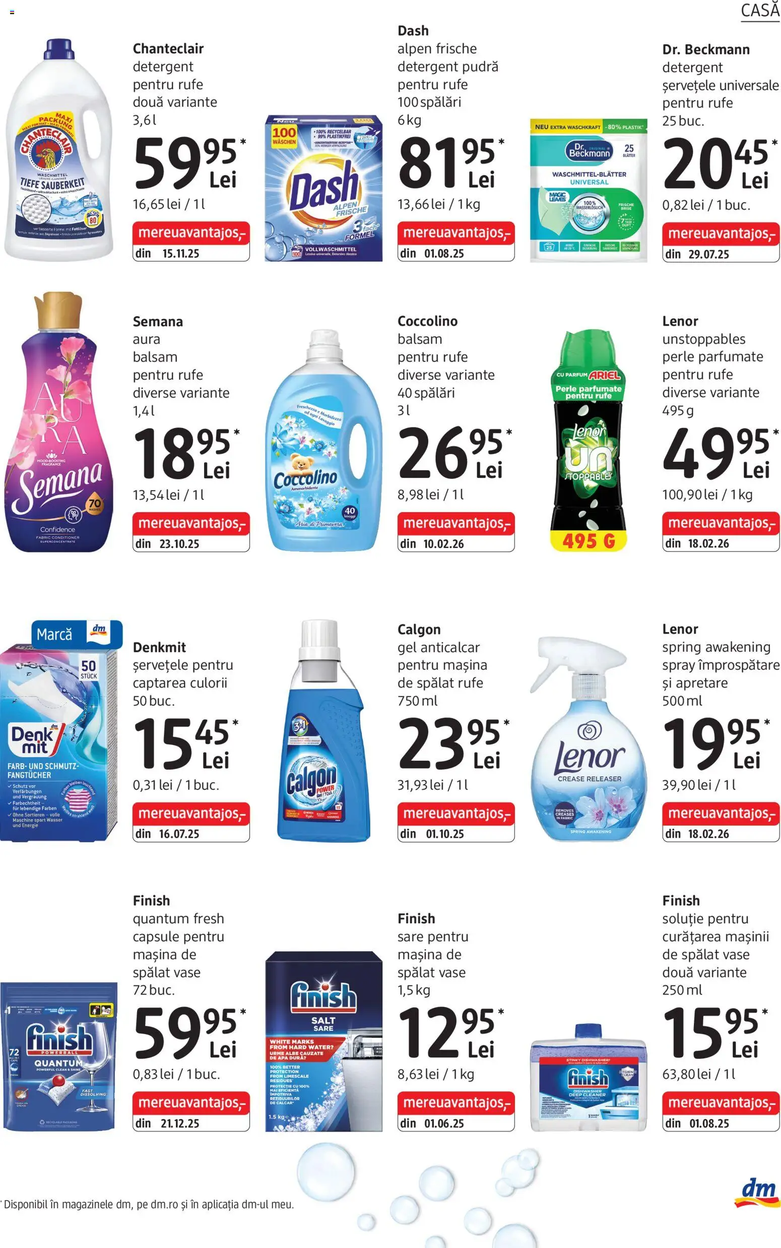 Catalog DM Drogerie Markt 5 - 30 Martie 2026 | Pagina 27 | Produse: Pomelo, Mașină De Spălat, Balsam, Detergent