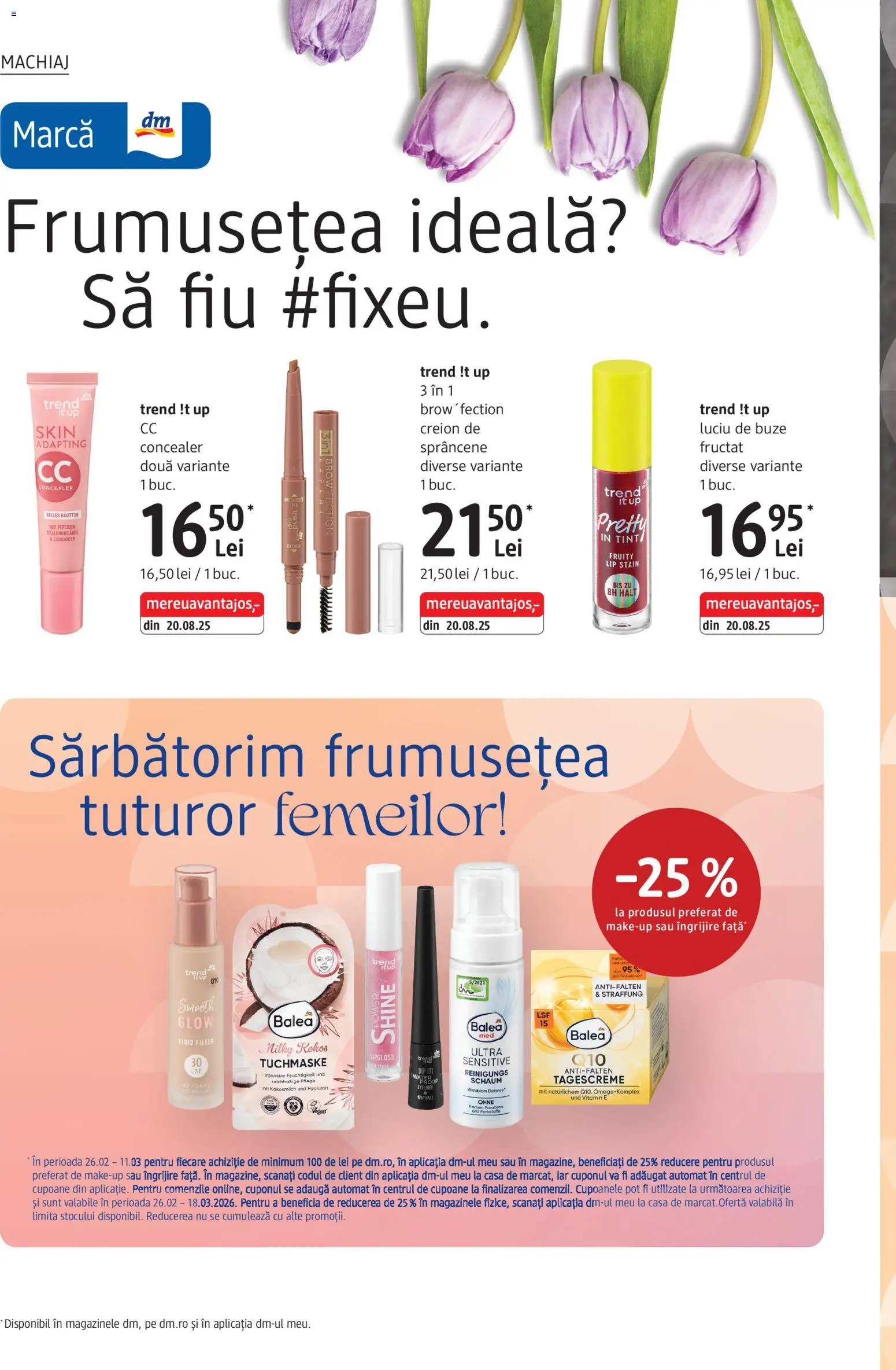 Catalog DM Drogerie Markt 5 - 30 Martie 2026 | Pagina 4 | Produse: Creion de sprâncene, Machiaj, Concealer, Luciu de buze