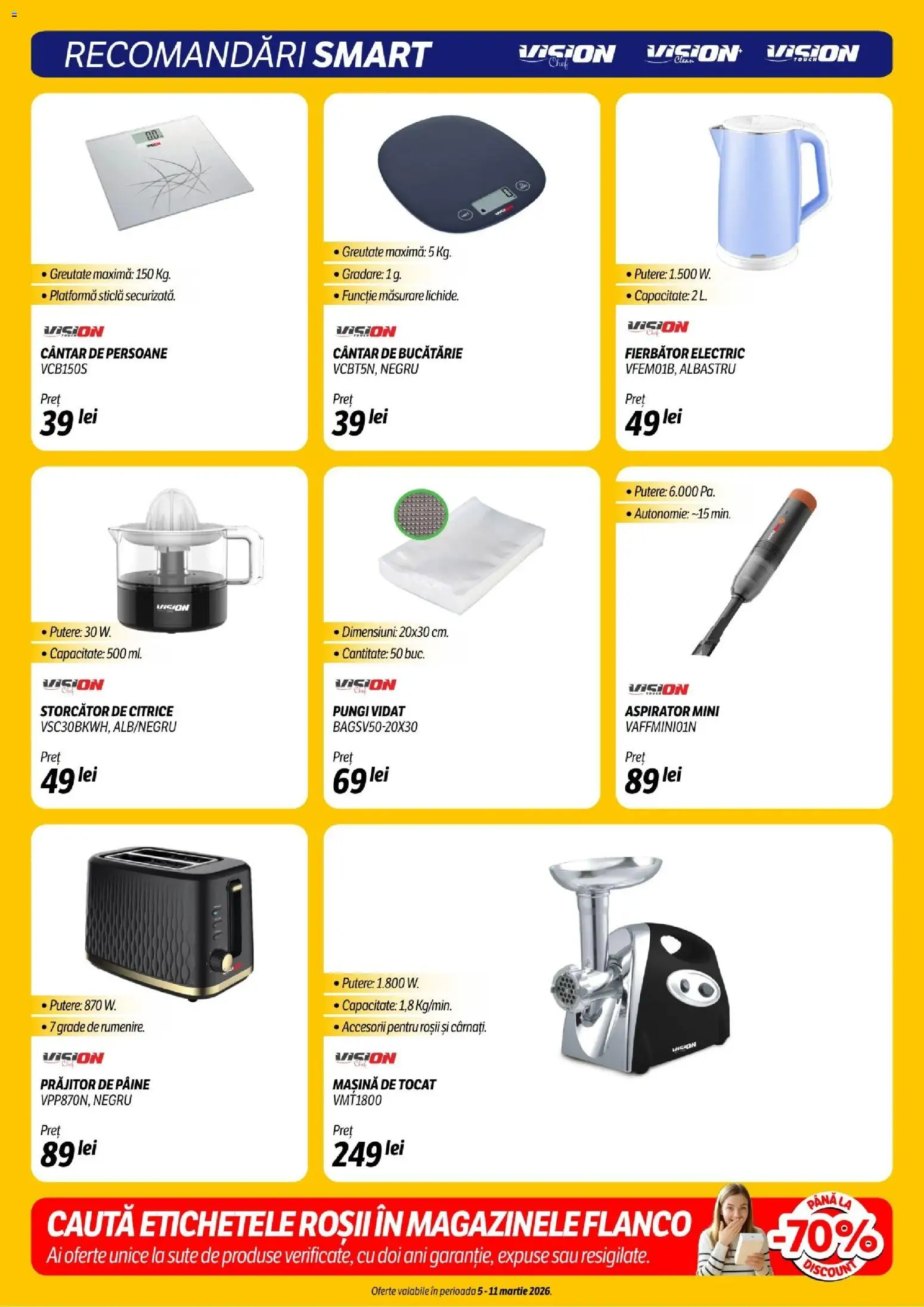 Catalog Flanco 5 - 10 Martie 2026 | Pagina 19 | Produse: Pomelo, Aspirator, Pâine, Roșii