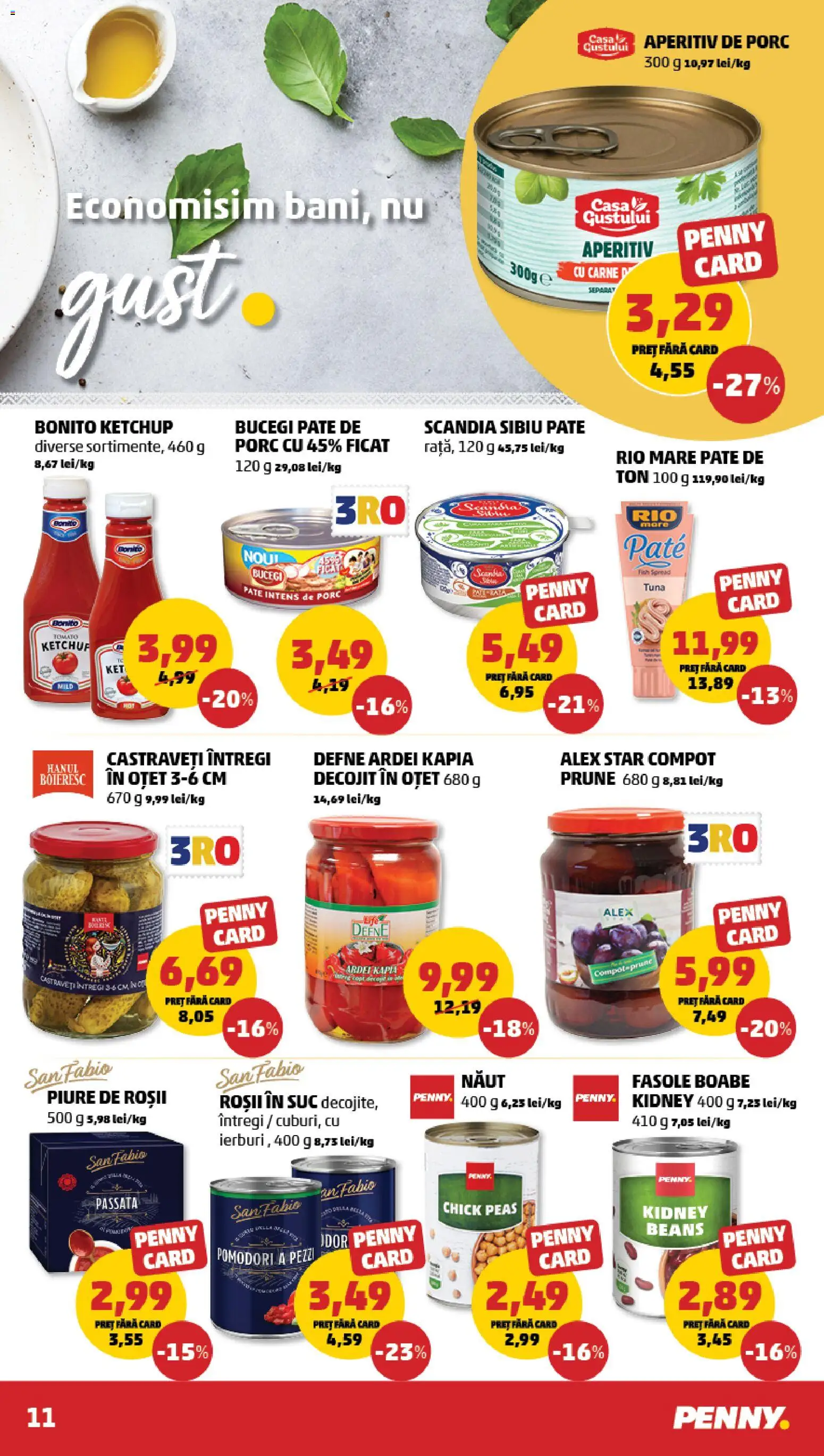 Catalog PENNY Market 4 - 9 Martie 2026 | Pagina 11 | Produse: Pate, Roșii, Prune, Castraveți