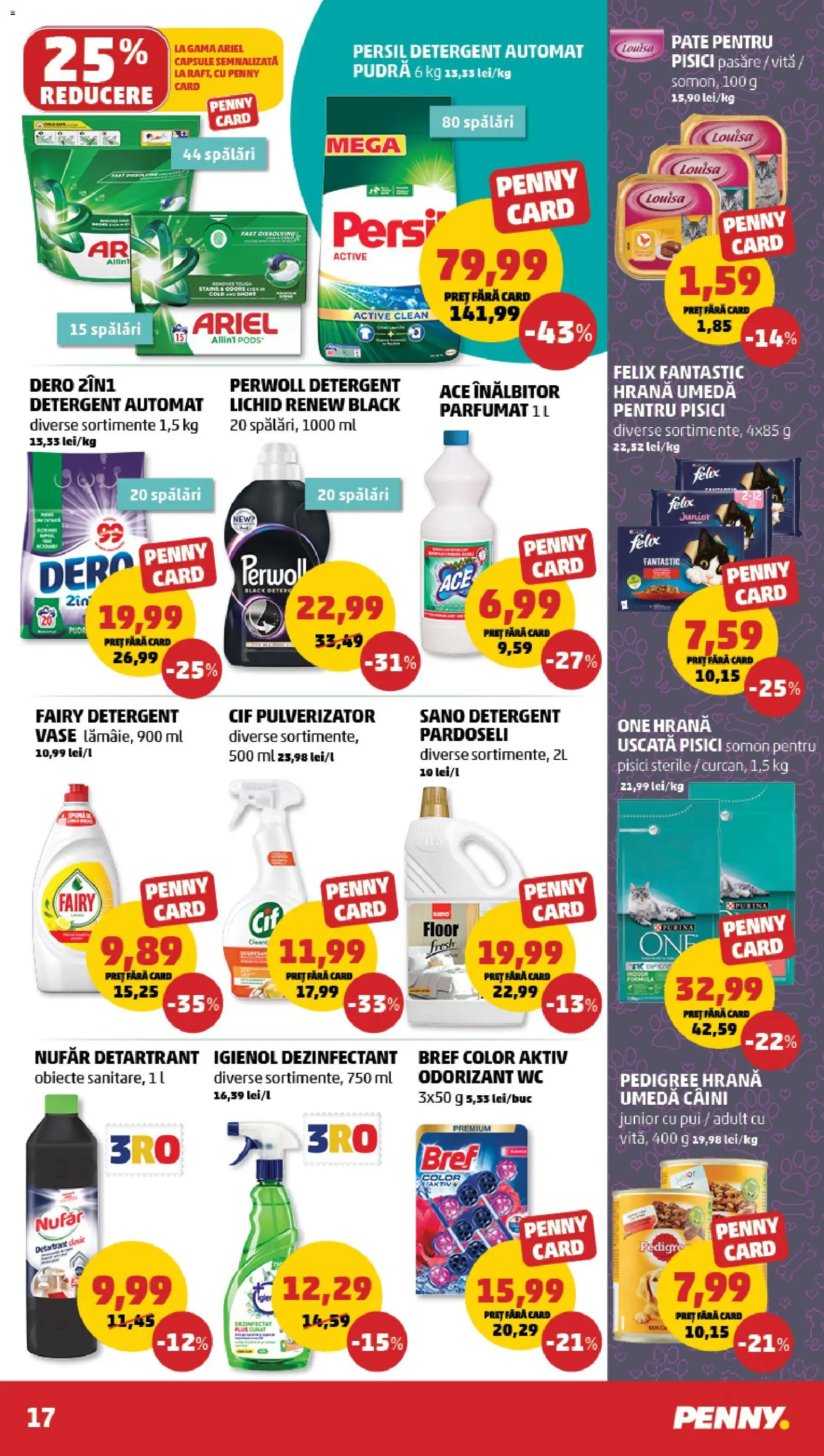 Catalog PENNY Market 4 - 9 Martie 2026 | Pagina 17 | Produse: Kedi Ödül Oyuncakları, Hacıyatmaz Kedi Oyuncağı, Detergent, Lămâie