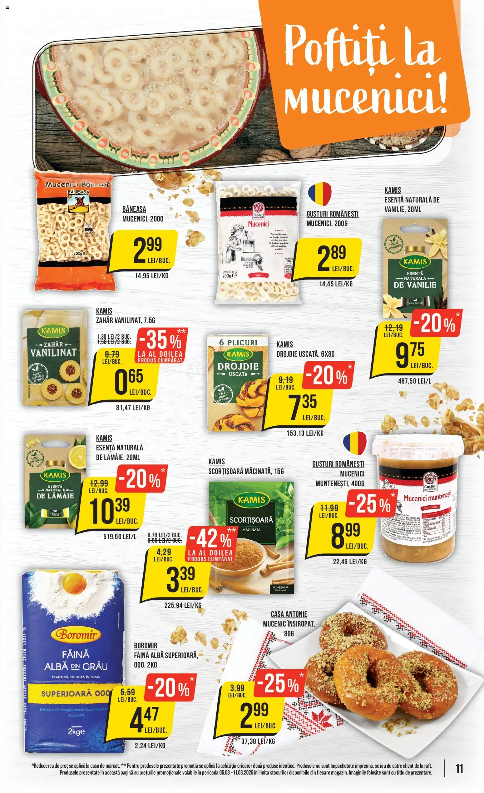 Catalog Mega Image 5 - 10 Martie 2026 | Pagina 11 | Produse: Făină, Bourbon, Zahăr, Lămâie