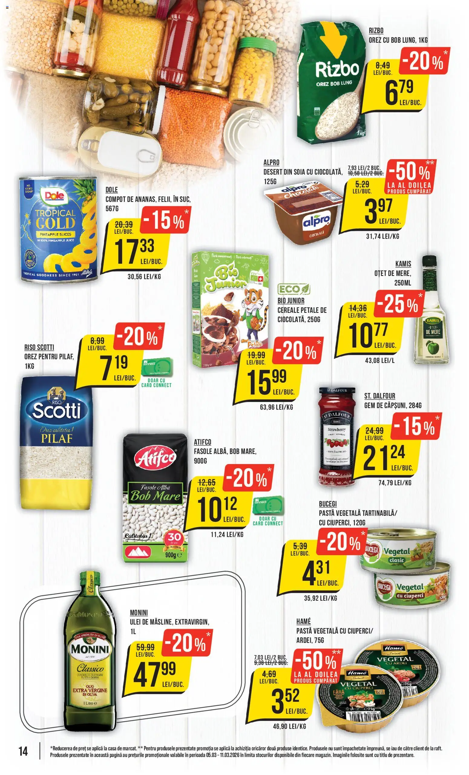 Catalog Mega Image 5 - 10 Martie 2026 | Pagina 14 | Produse: Şerit ödül, Ciocolată, Mere, Orez