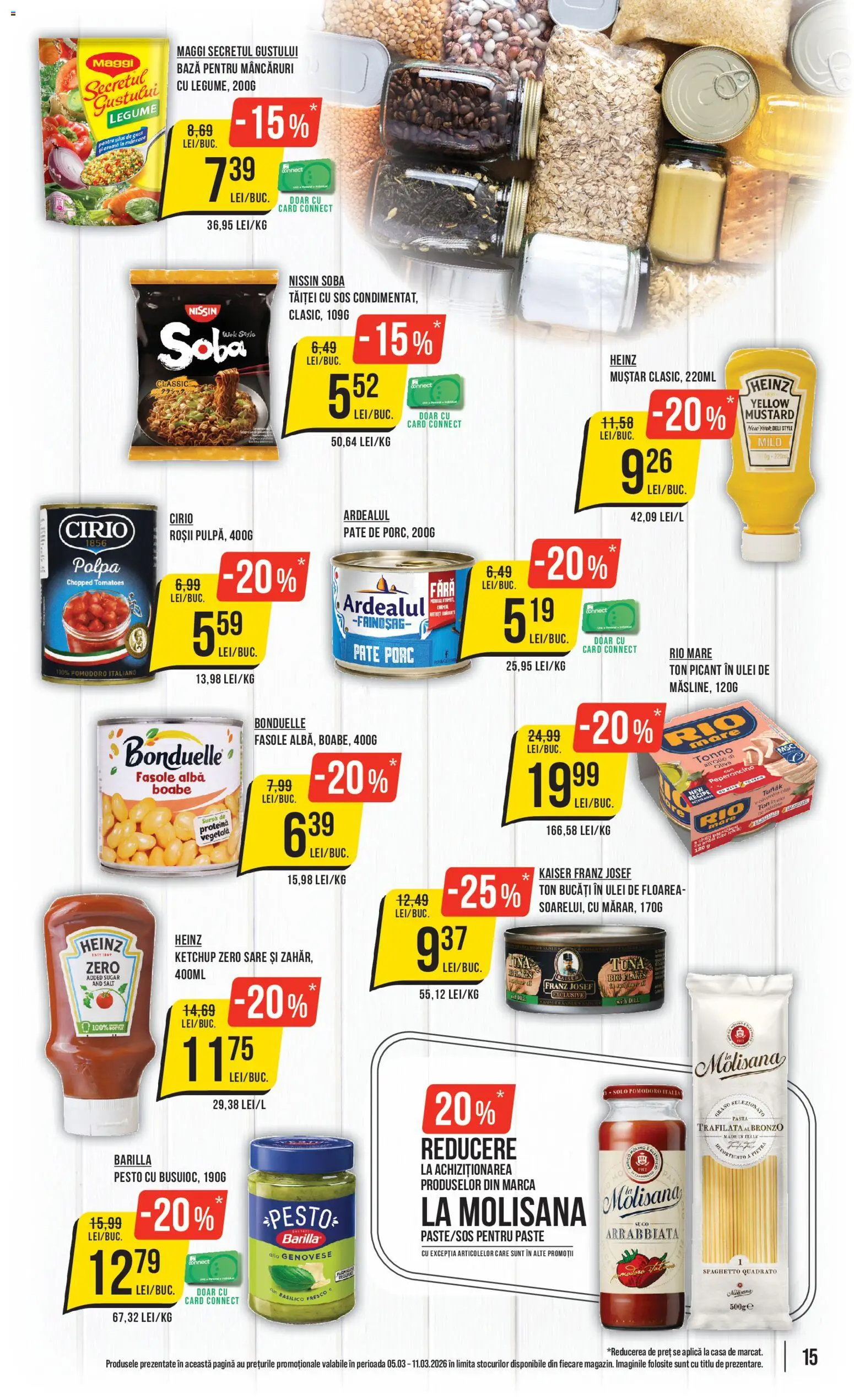 Catalog Mega Image 5 - 10 Martie 2026 | Pagina 15 | Produse: Delgeç, Sobă, Muștar, Fasole albă