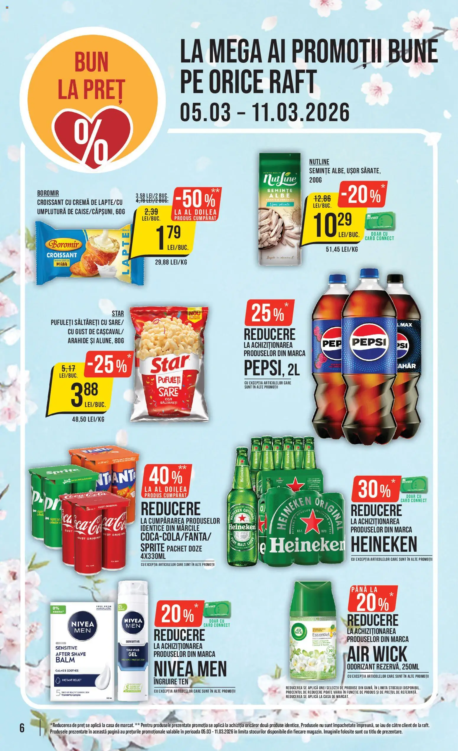 Catalog Mega Image 5 - 10 Martie 2026 | Pagina 6 | Produse: After shave, Raft, Arahide, Pufuleți