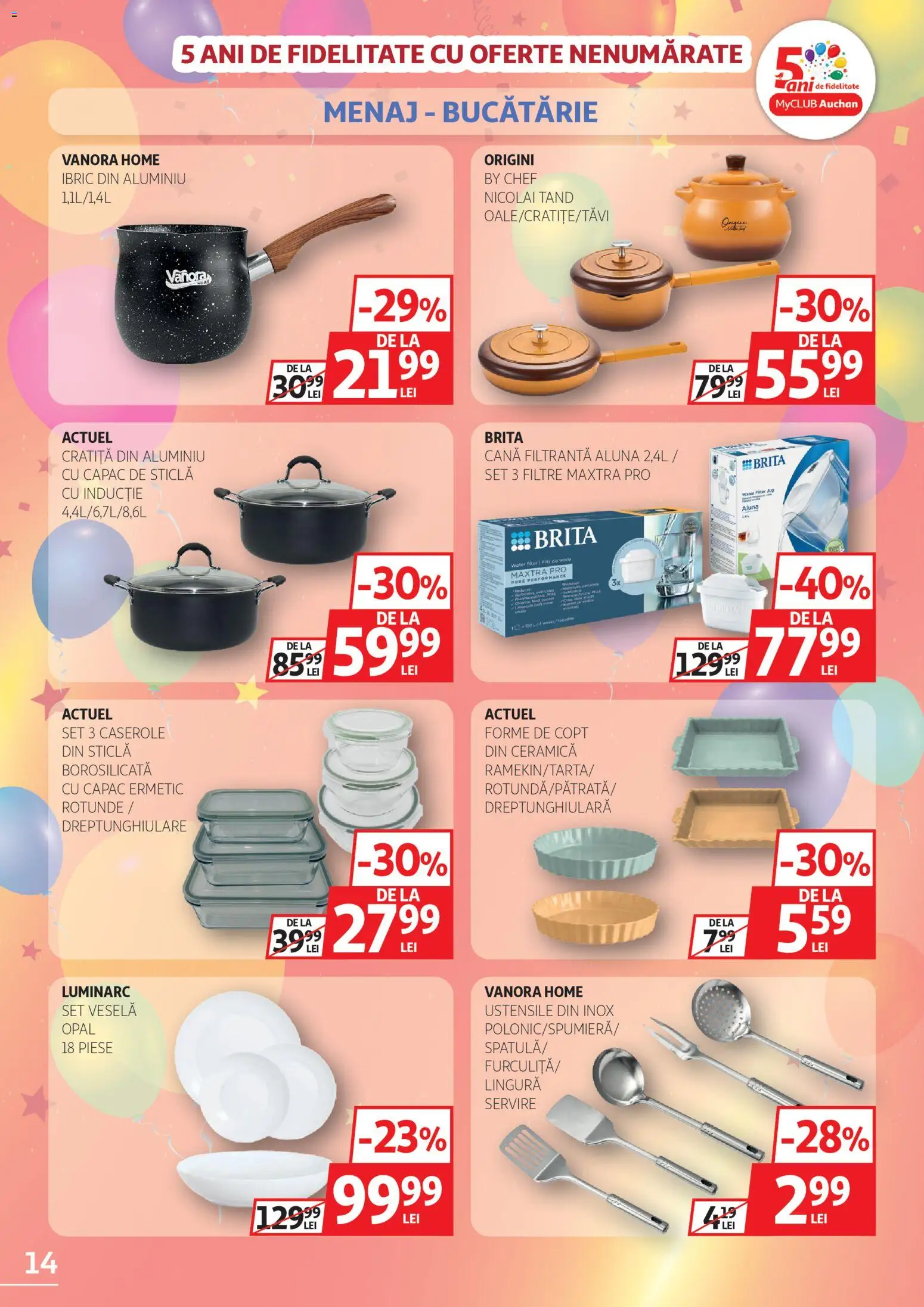 Catalog Auchan 4 - 23 Martie 2026 | Pagina 14 | Produse: Cratiță, Caserole, Bucătărie, Dağ çileği