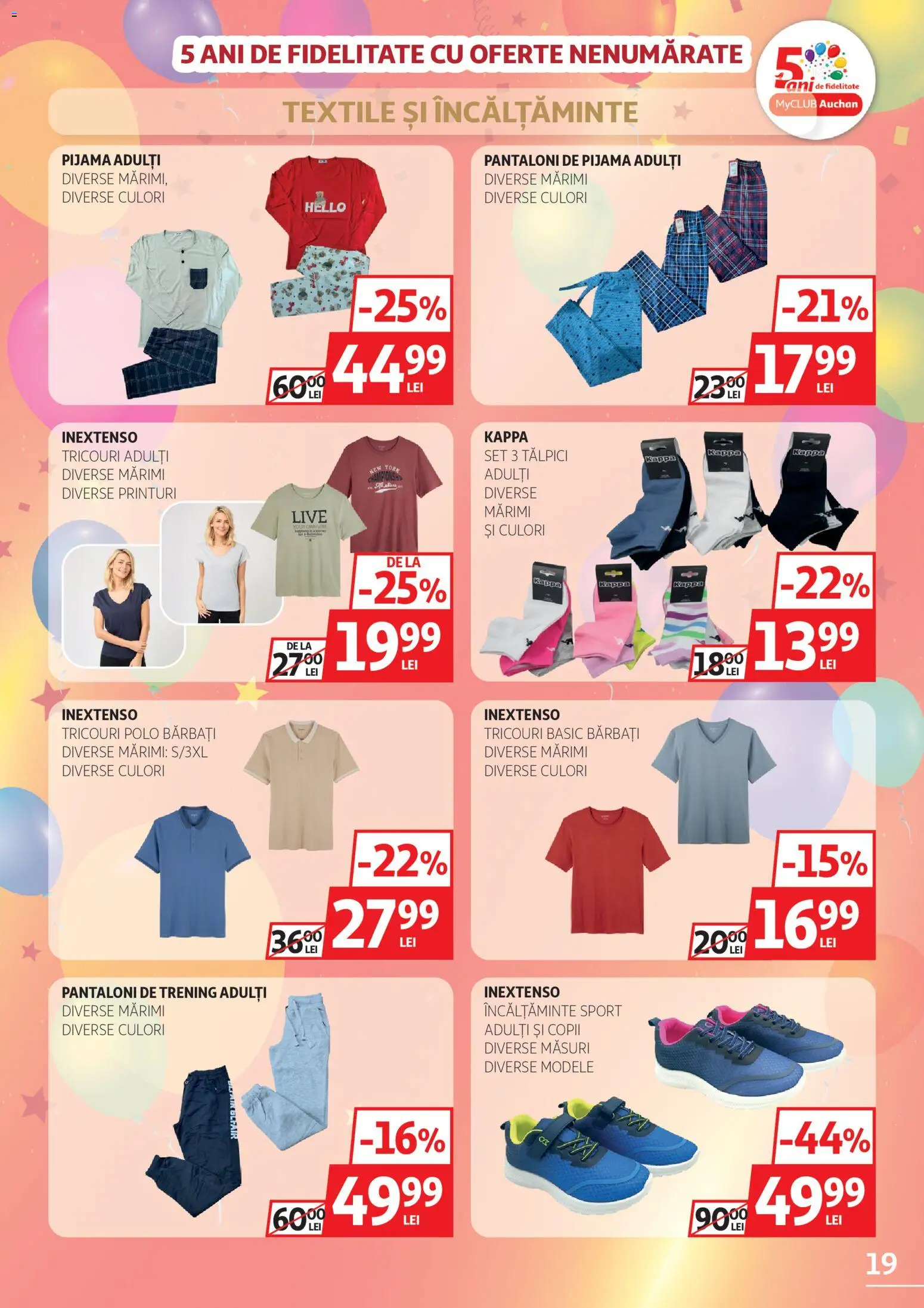 Catalog Auchan 4 - 23 Martie 2026 | Pagina 19 | Produse: Trening, Bornoz takımı, Pantaloni