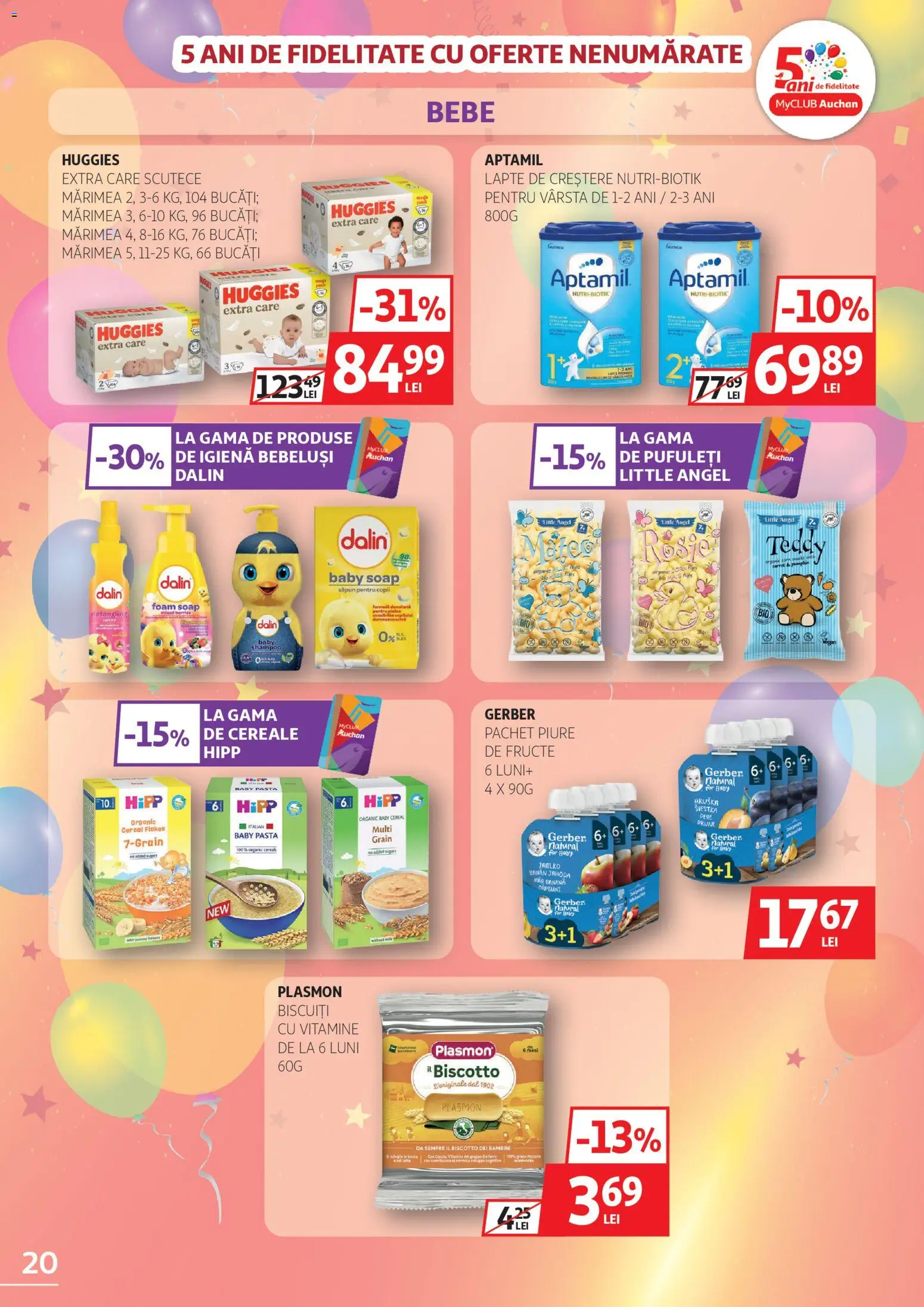 Catalog Auchan 4 - 23 Martie 2026 | Pagina 20 | Produse: Săpun, Prune, Scutece, Fructe