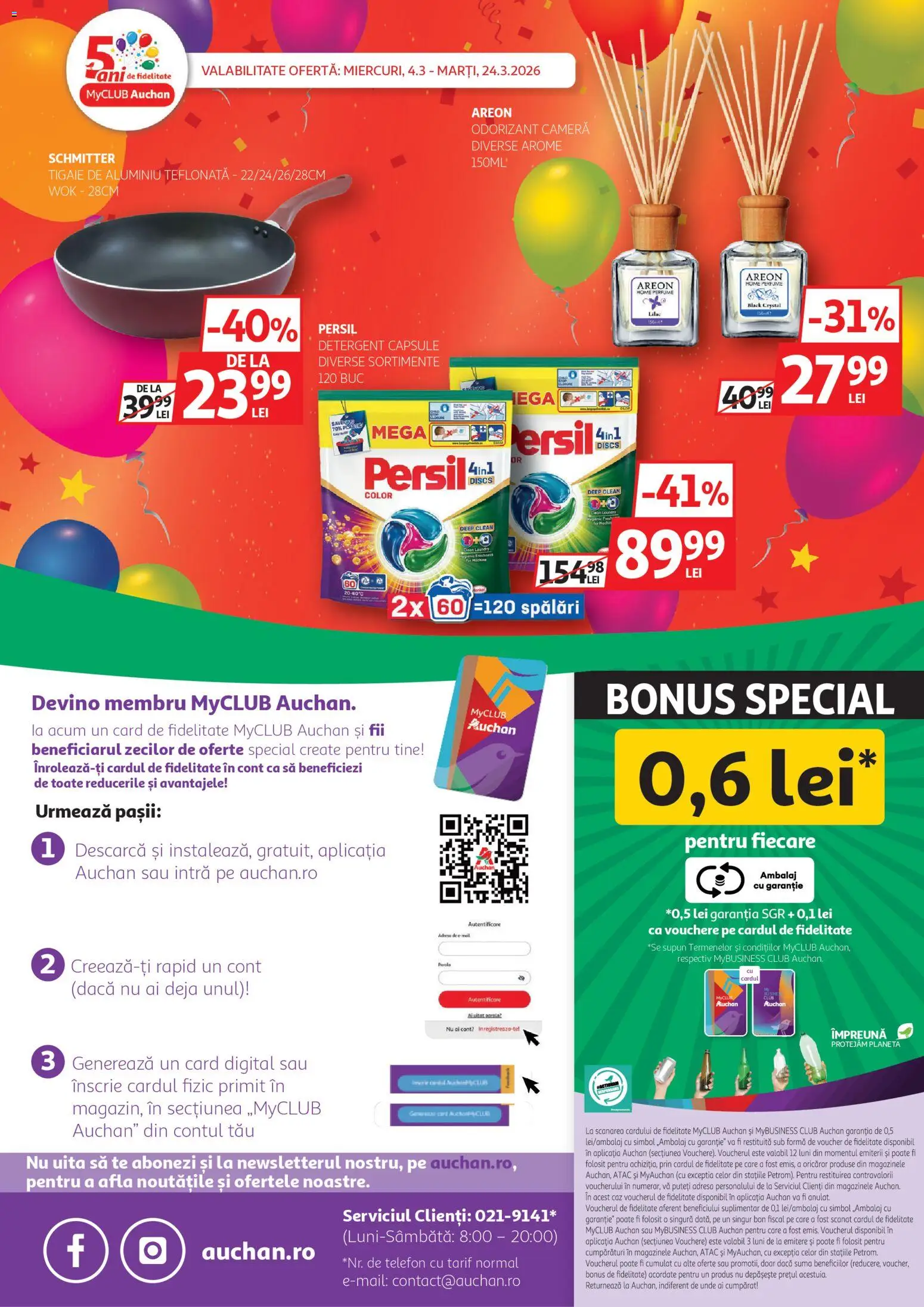 Catalog Auchan 4 - 23 Martie 2026 | Pagina 28 | Produse: Telefon, Pomelo, Cameră, Tigaie