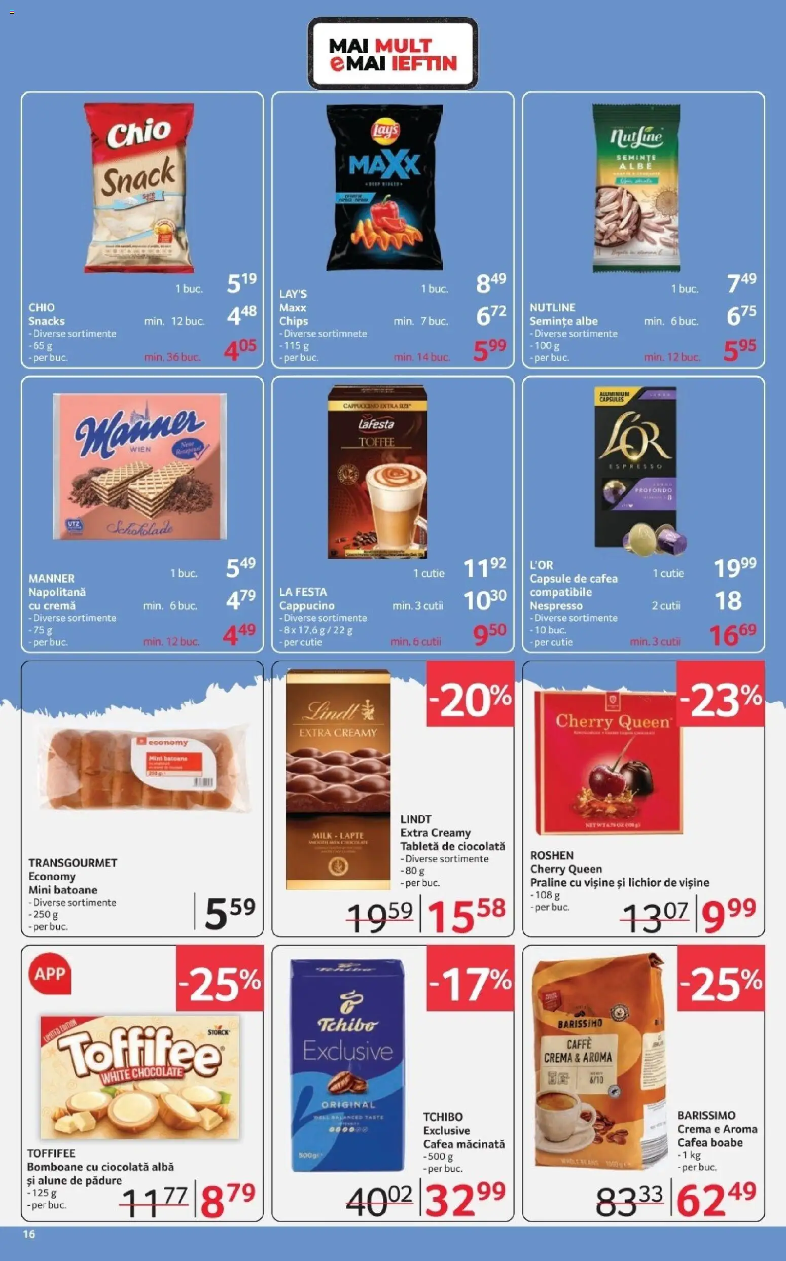 Catalog Selgros 6 - 18 Martie 2026 | Pagina 16 | Produse: Cutie, Lichior, Lapte, Cafea