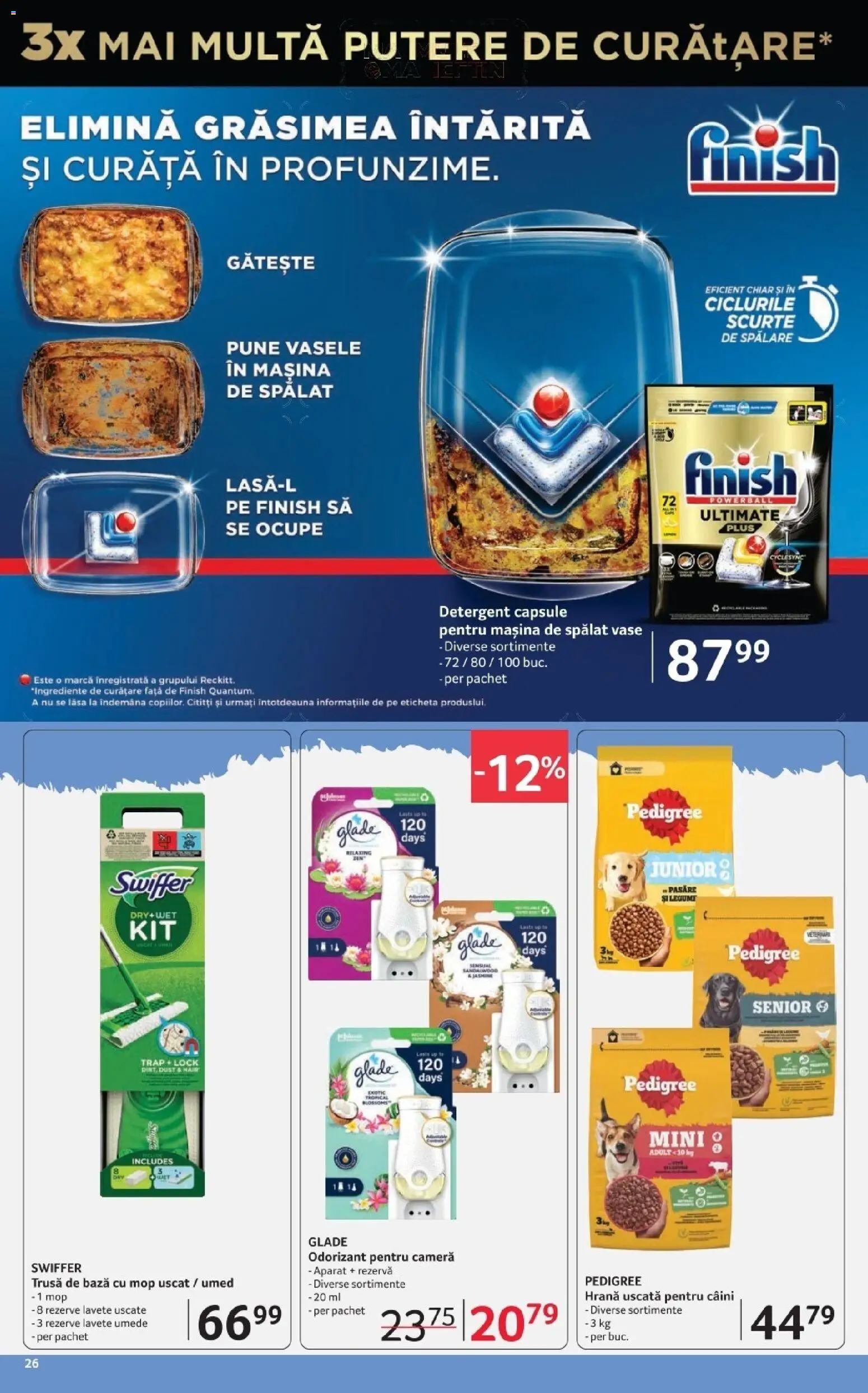 Catalog Selgros 6 - 18 Martie 2026 | Pagina 26 | Produse: Mașină De Spălat, Mop, Detergent, Lavete