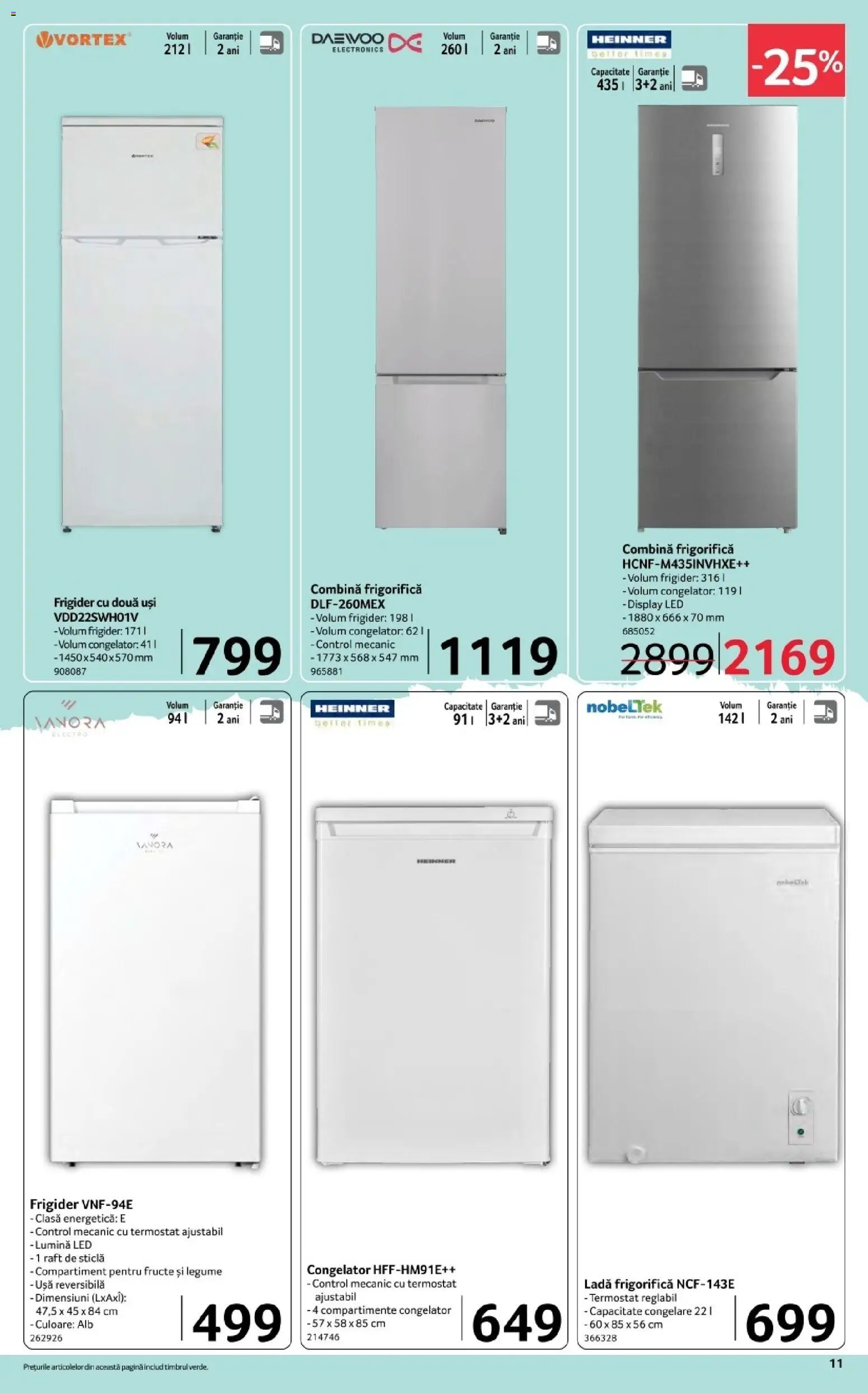 Catalog Selgros 6 - 18 Martie 2026 | Pagina 11 | Produse: Frigider, Congelator, Ușă, Fructe