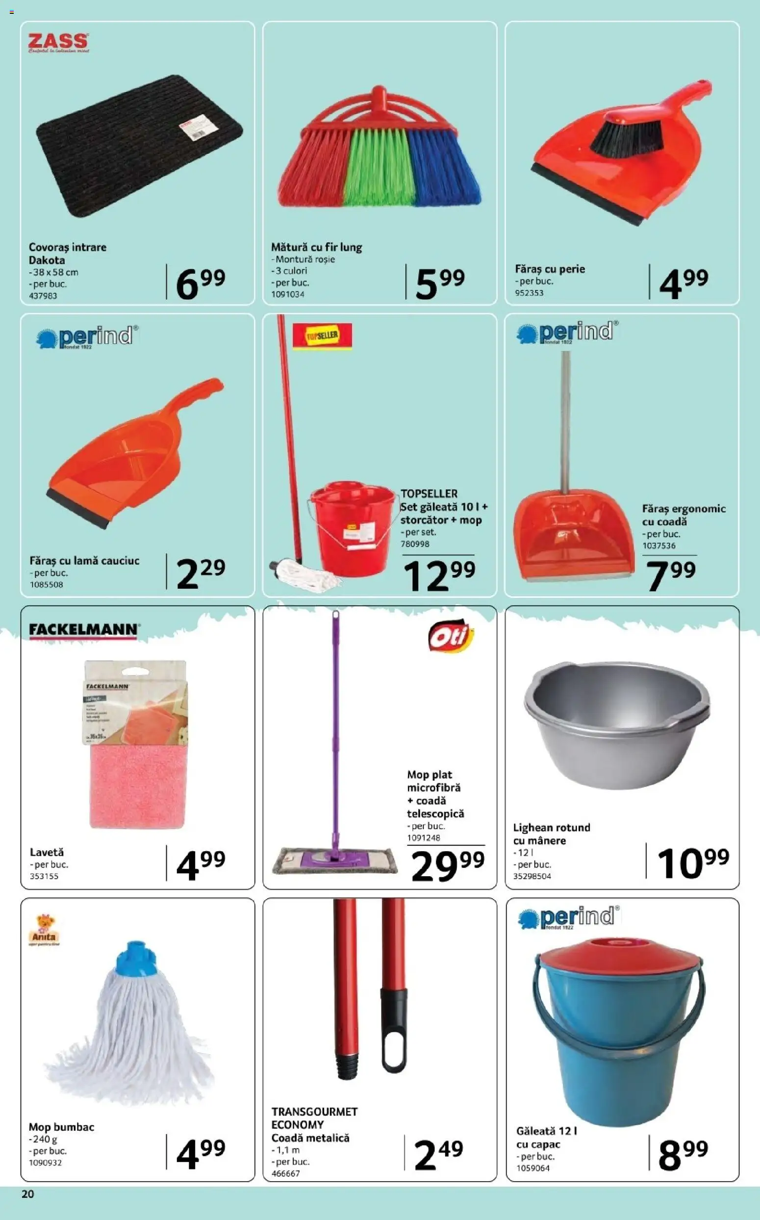 Catalog Selgros 6 - 18 Martie 2026 | Pagina 20 | Produse: Mop, Mătură, Perie, Bisiklet Aparatları
