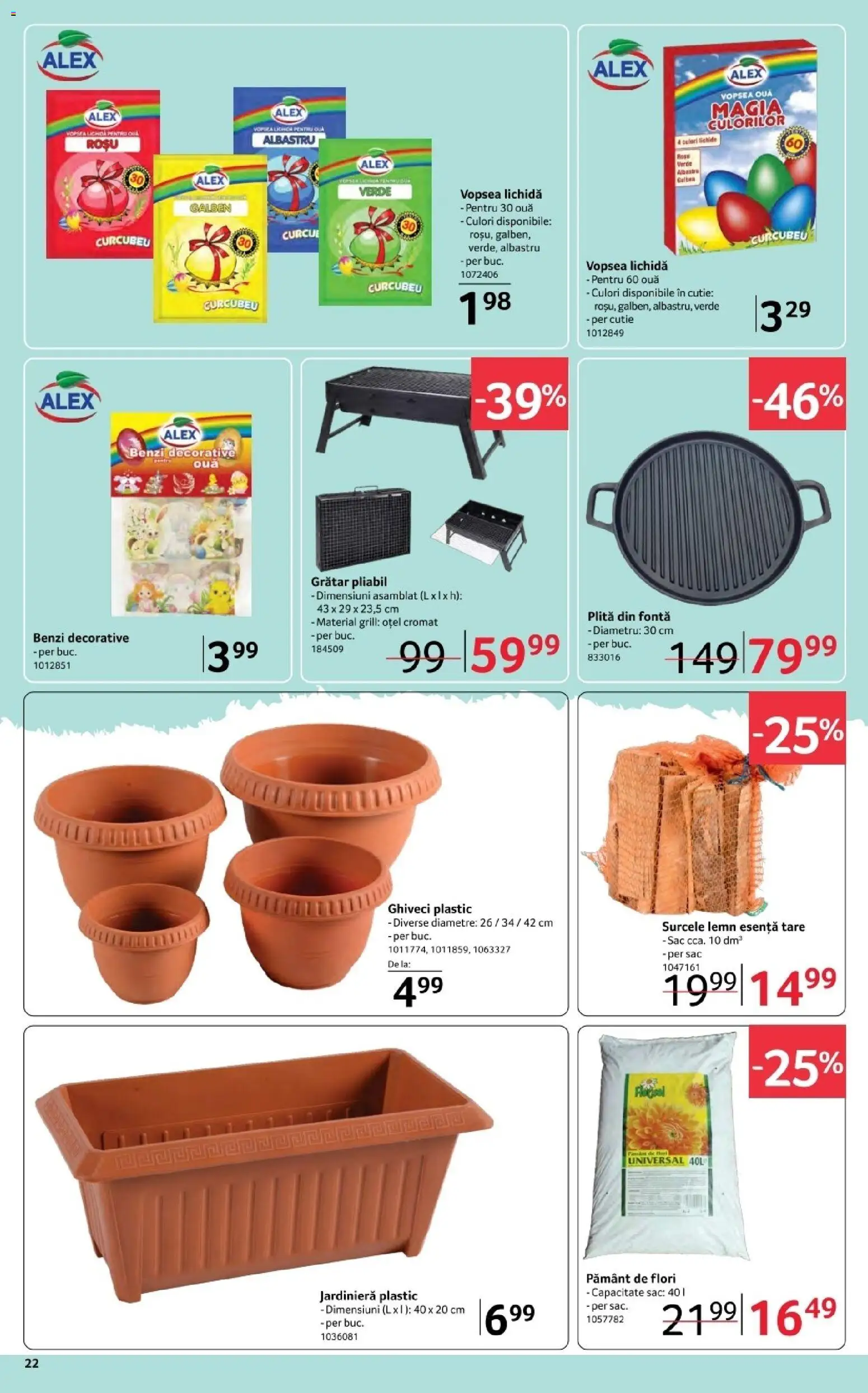Catalog Selgros 6 - 18 Martie 2026 | Pagina 22 | Produse: Grill, Vopsea, Grătar, Ghiveci