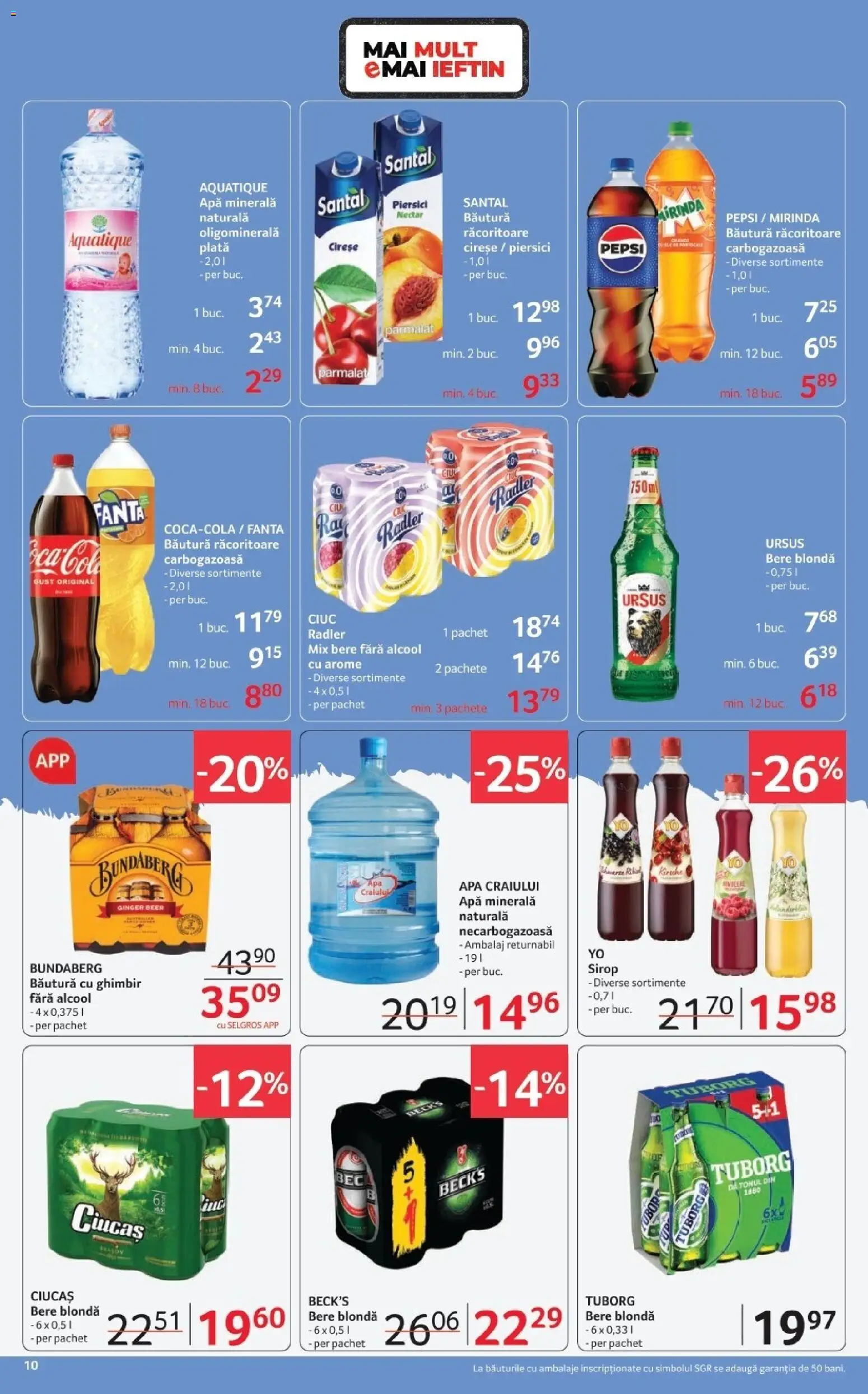 Catalog Selgros 6 - 18 Martie 2026 | Pagina 10 | Produse: Yazı tahtası kalemi, Bere, Sirop, Cireșe
