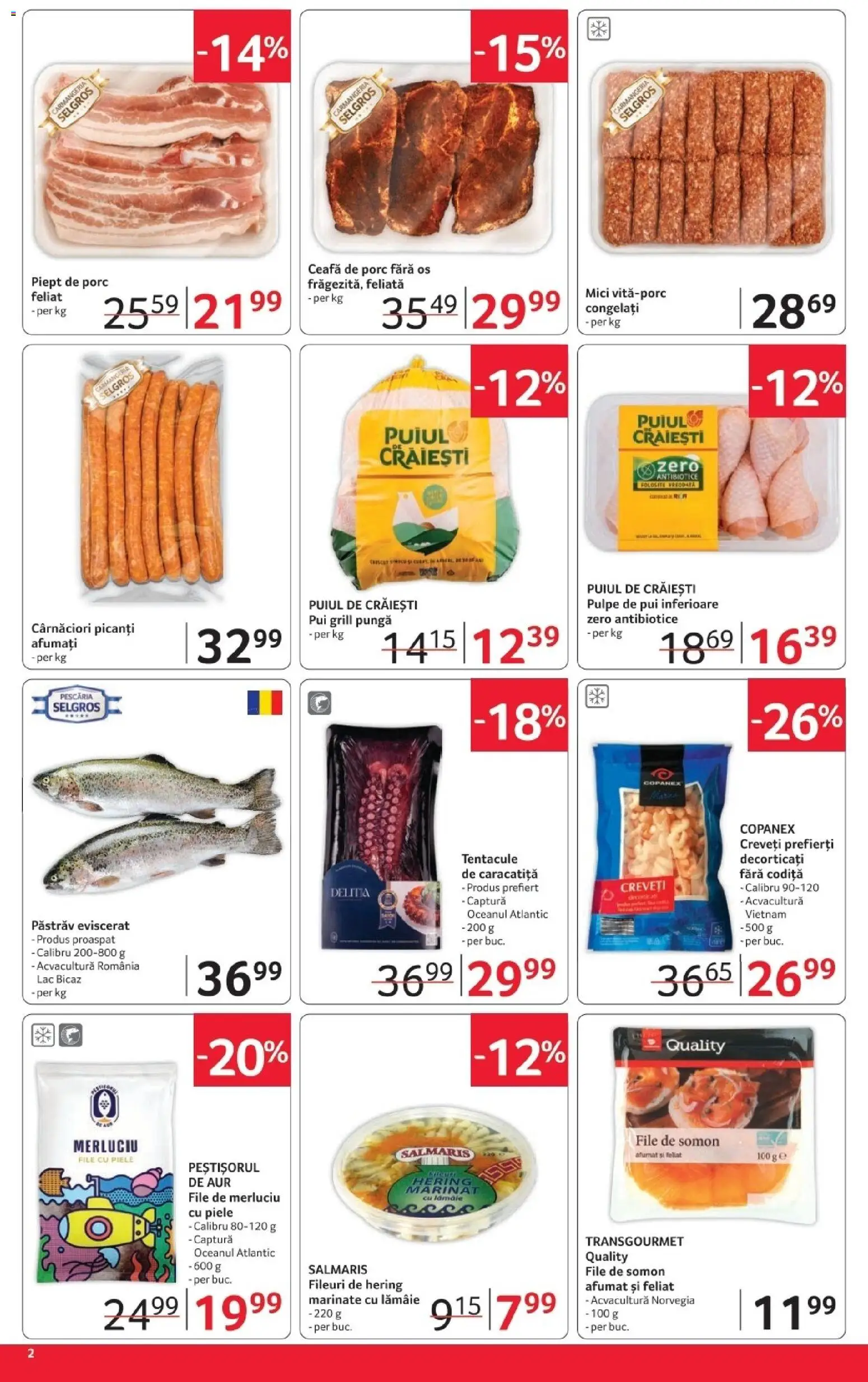 Catalog Selgros 6 - 18 Martie 2026 | Pagina 2 | Produse: Pungă, Grill, Keçeli kalem, Mici
