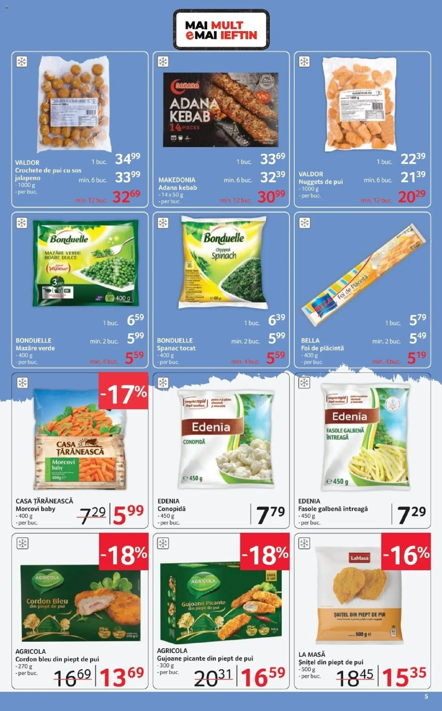 Catalog Selgros 6 - 18 Martie 2026 | Pagina 5 | Produse: Mazăre, Conopidă, Hacıyatmaz Kedi Oyuncağı, Sos
