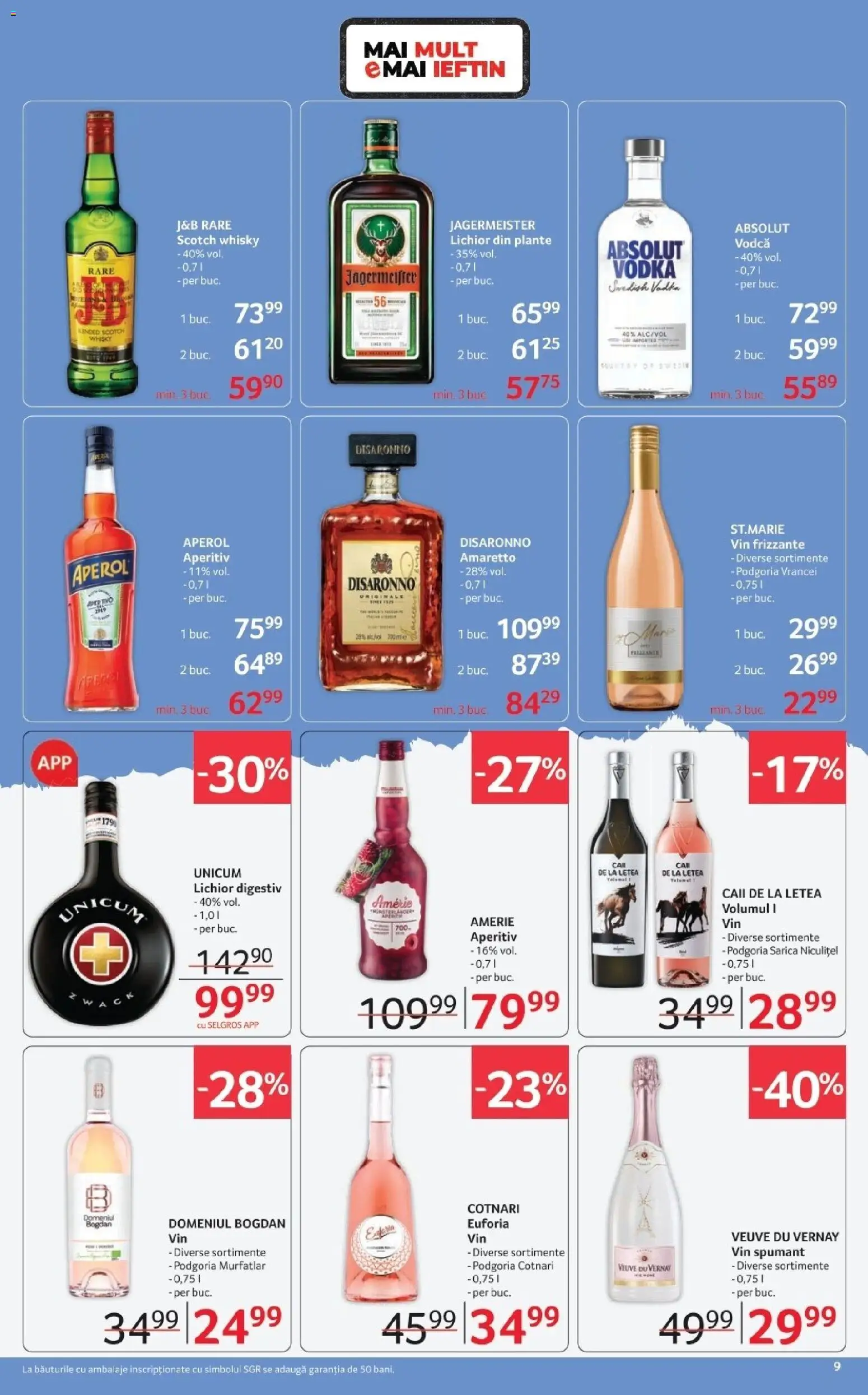 Catalog Selgros 6 - 18 Martie 2026 | Pagina 9 | Produse: Lichior, Vin, Toplu Oyuncaklar, Aperol