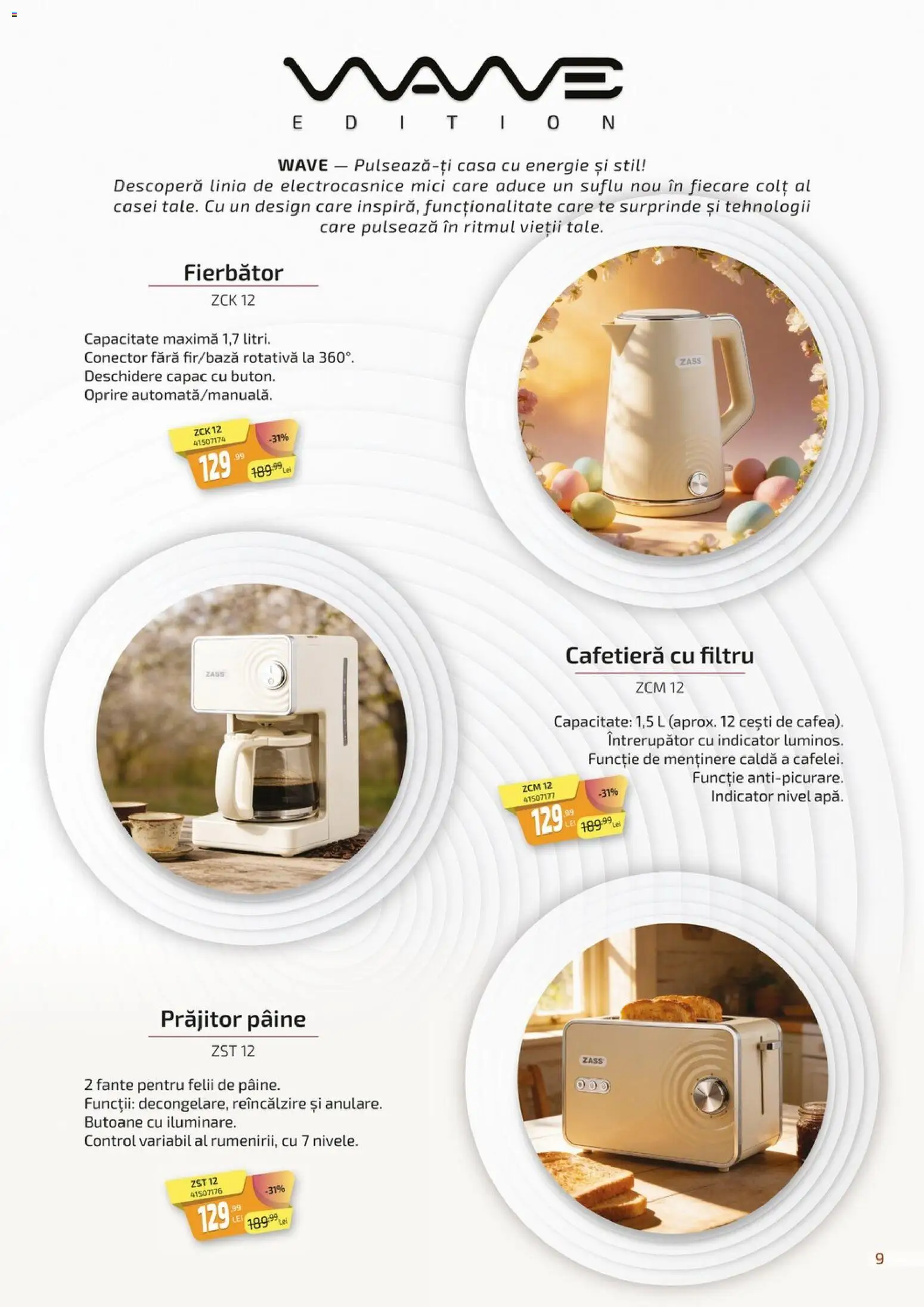 Catalog Carrefour 27 Februarie - 15 Aprilie 2026 | Pagina 9 | Produse: Conector, Cafetieră, Mici, Pâine