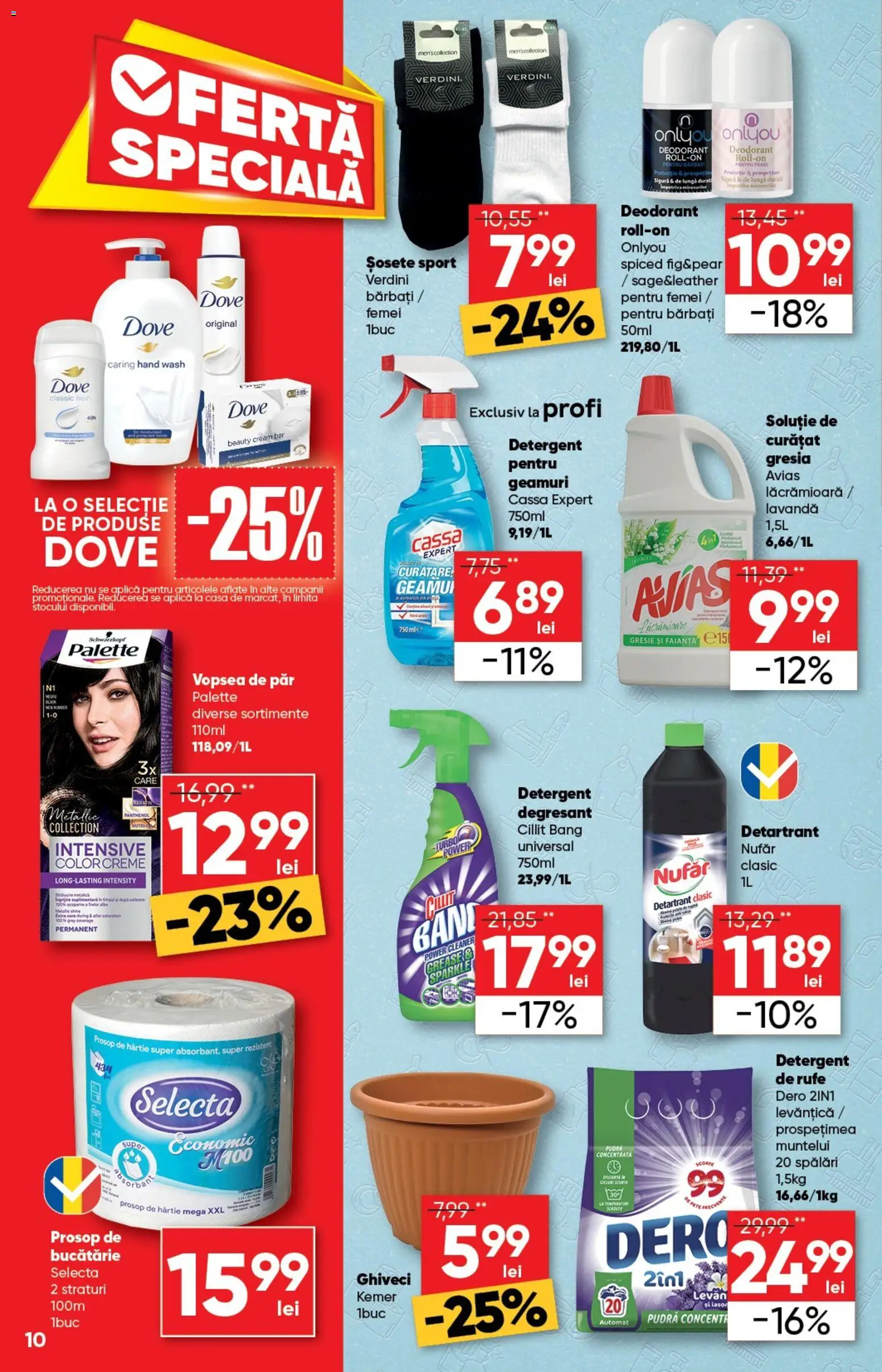 Catalog Profi 4 - 16 Martie 2026 | Pagina 10 | Produse: Vopsea, Ghiveci, Deodorant, Detergent